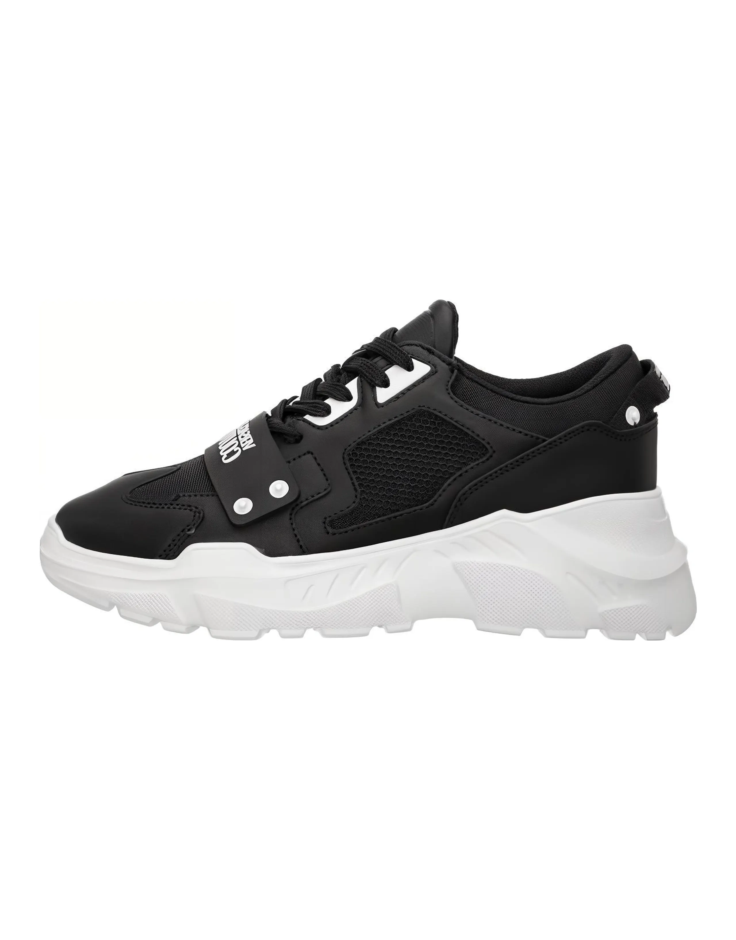 VERSACE JEANS Versace Low Top Sports Casual Shoes Men's Black