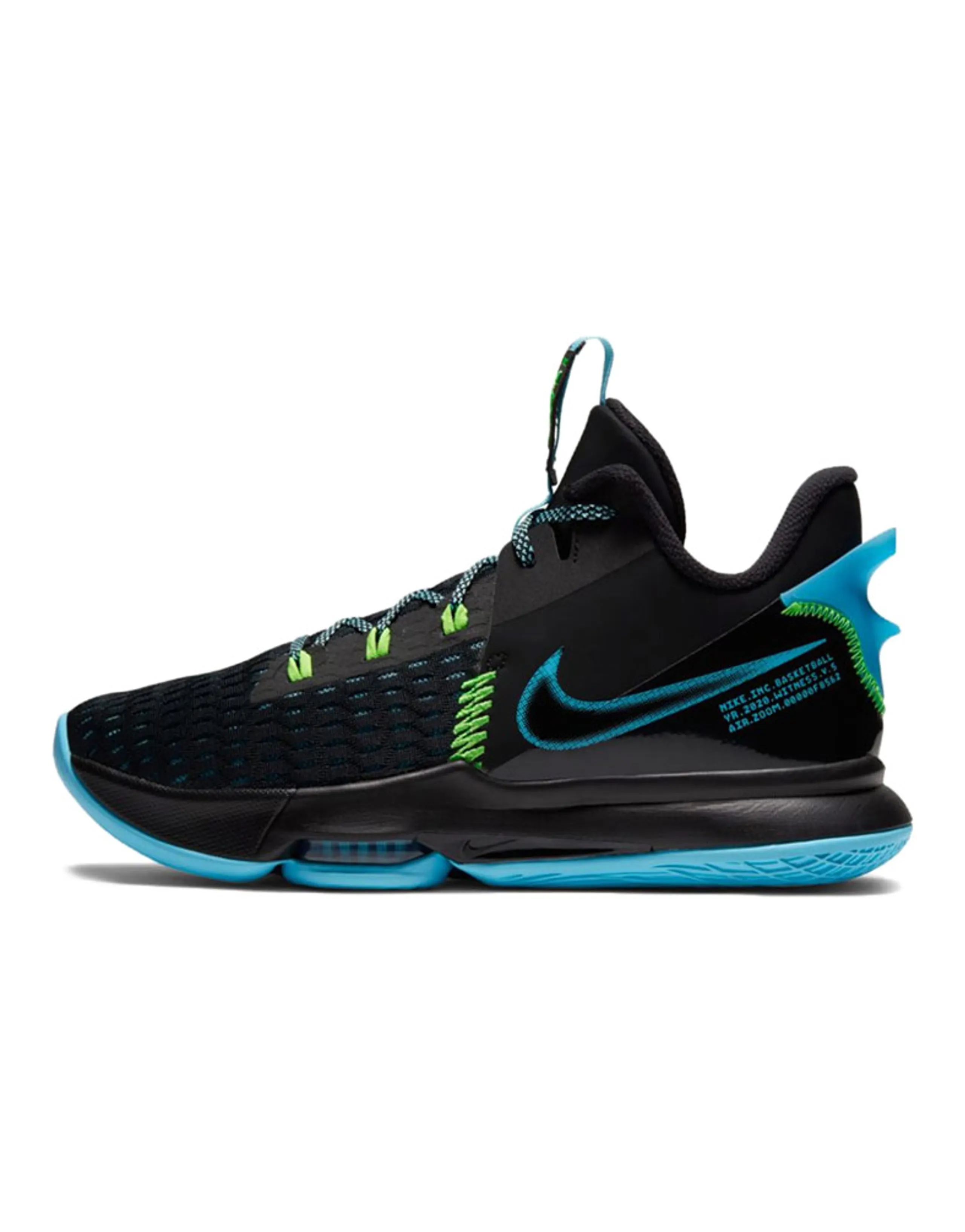 Nike LeBron Witness 5 EP 'Black Light Blue Fury'