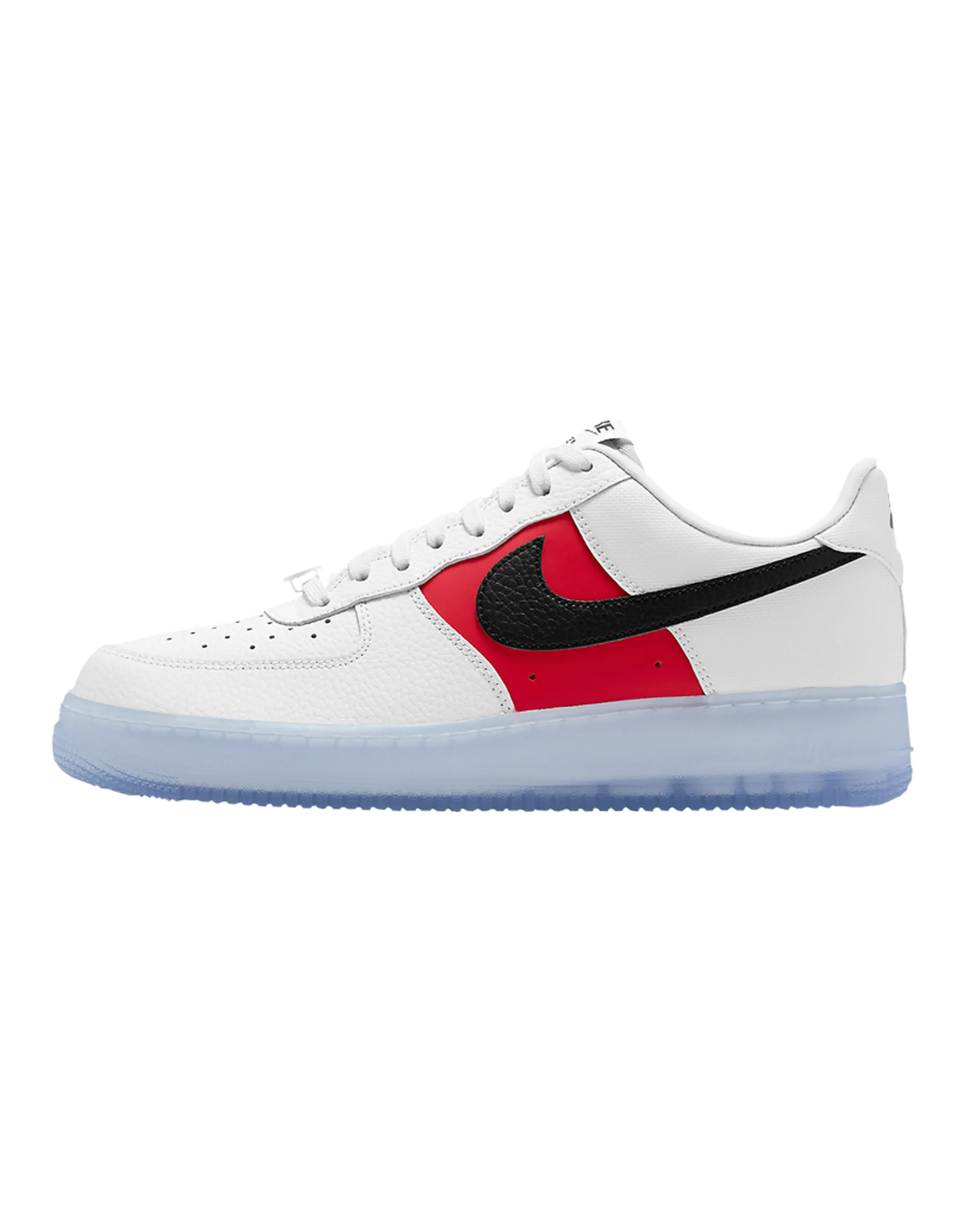 Nike Air Force 1 Low White Red Black Icy Soles