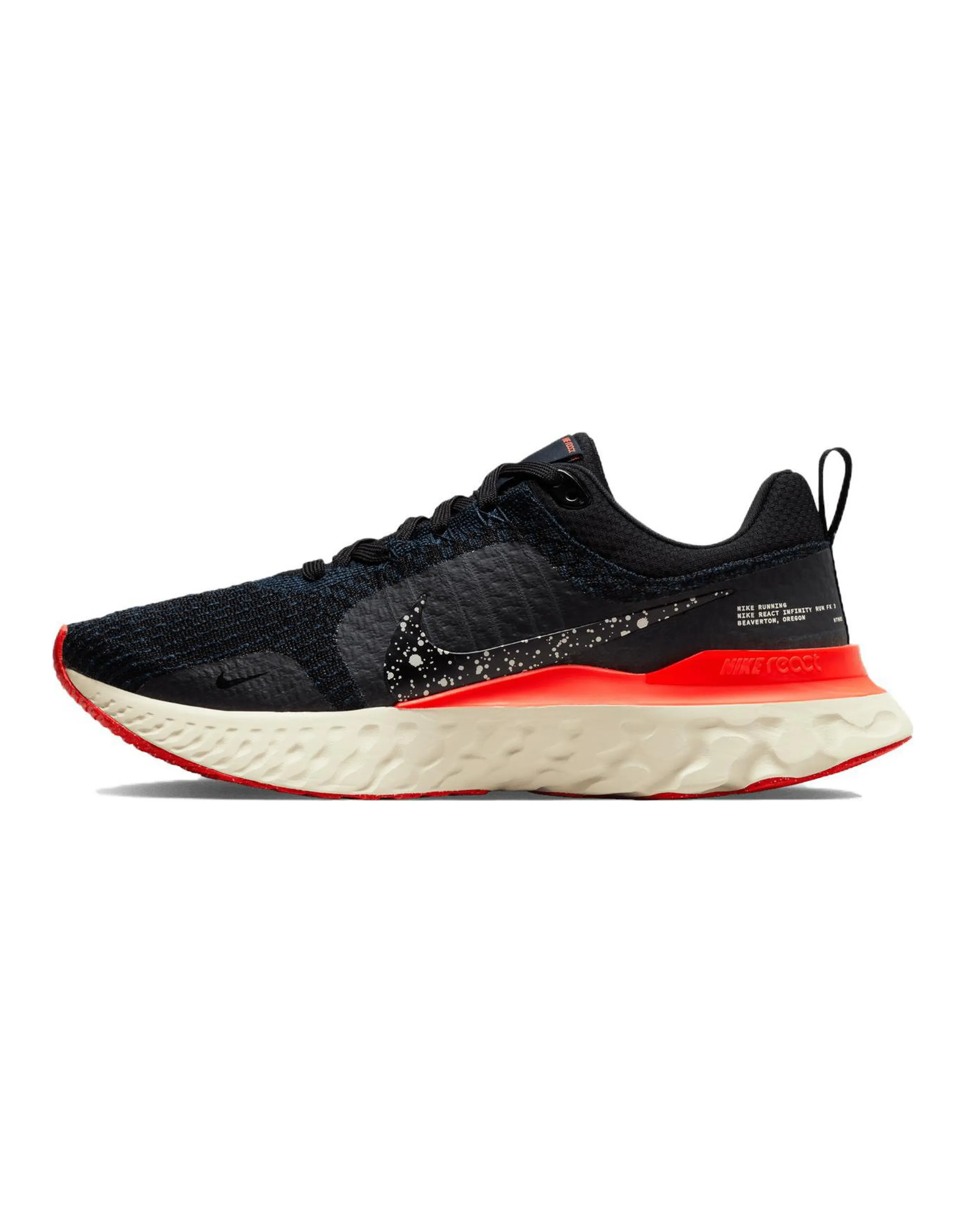 Nike React Infinity Run Obsidian Bright Crimson