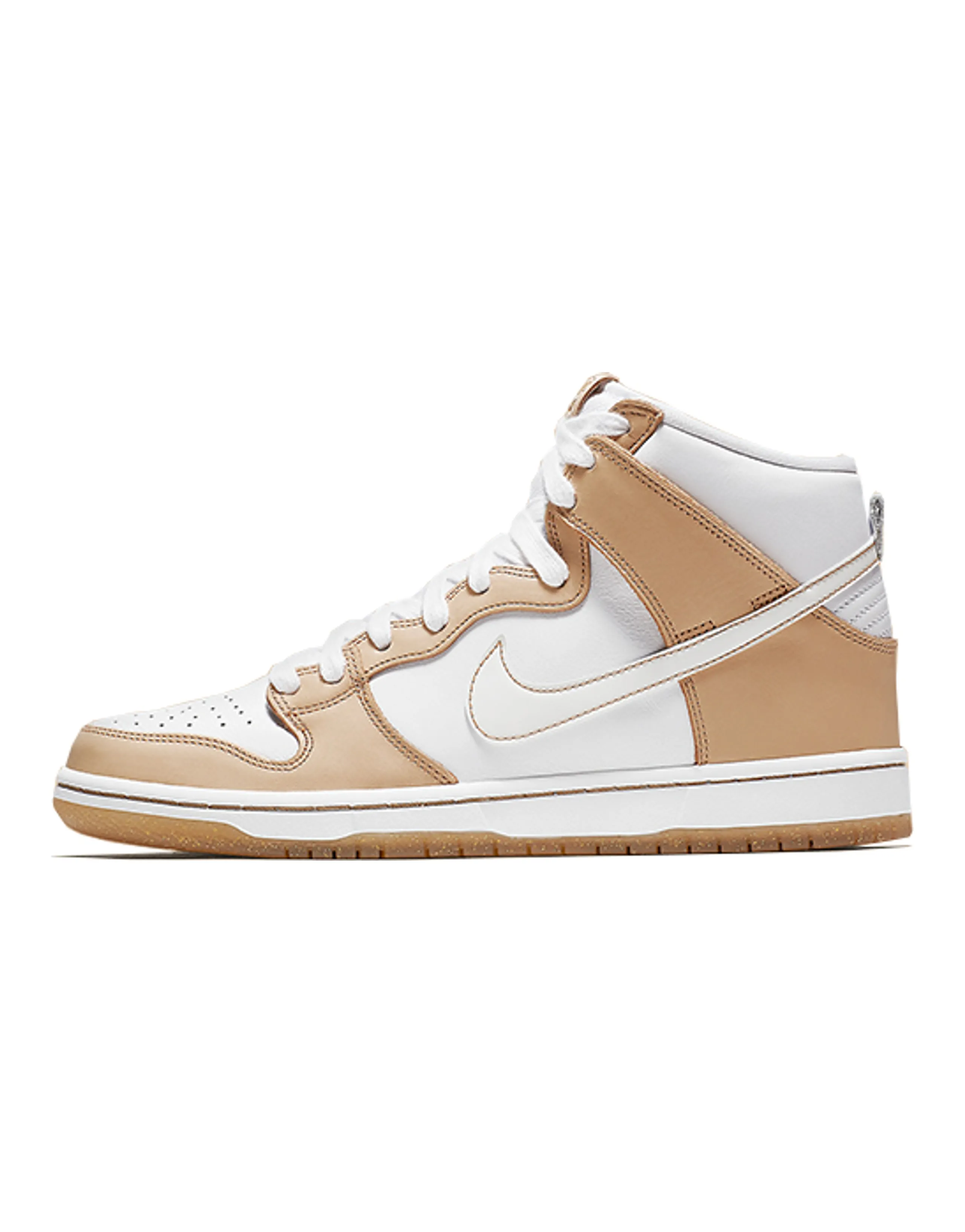 Premier X Nike SB Dunk High Retro White Champagne No‑Coin