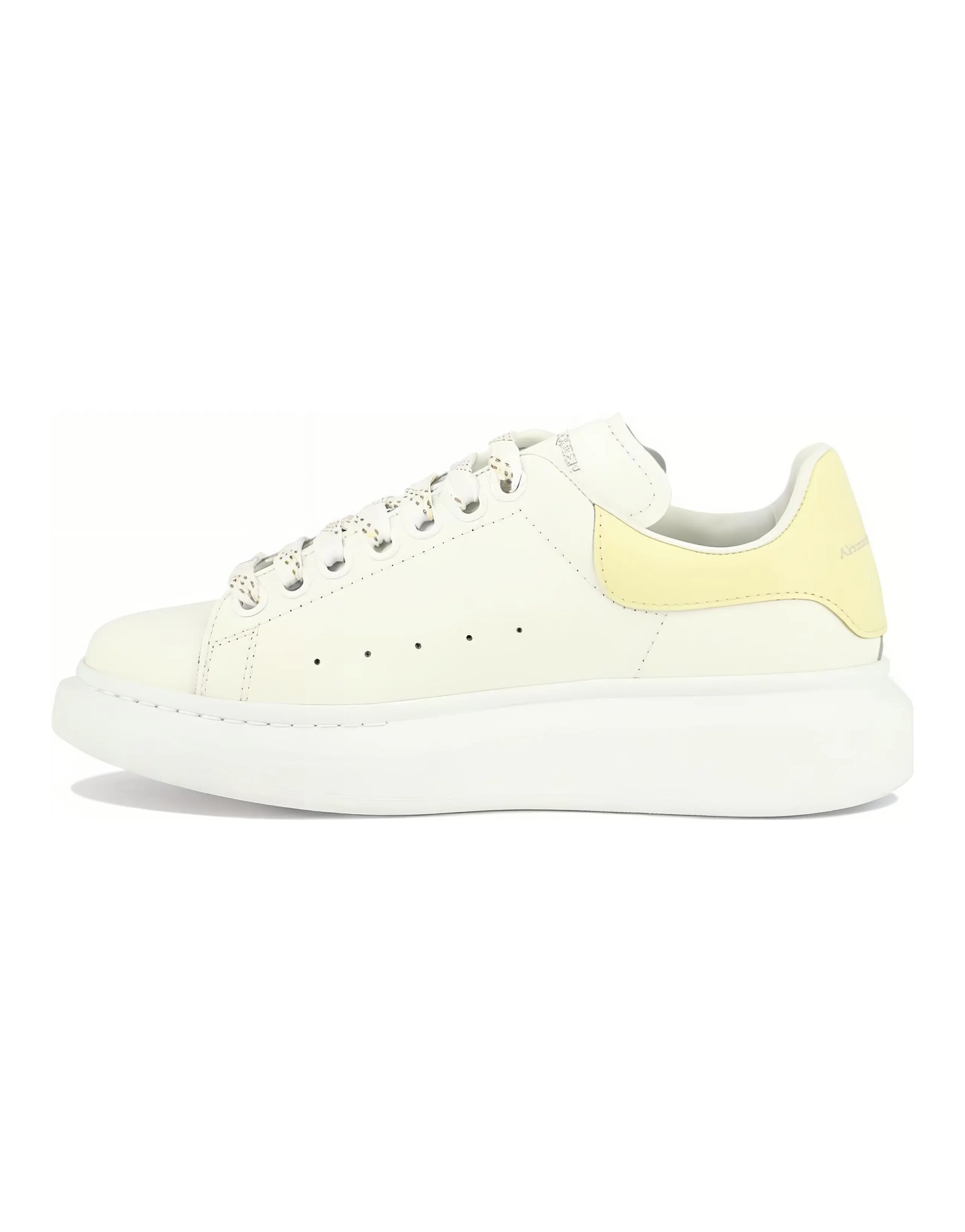 Alexander McQueen Oversized White Lemon Yellow Women's