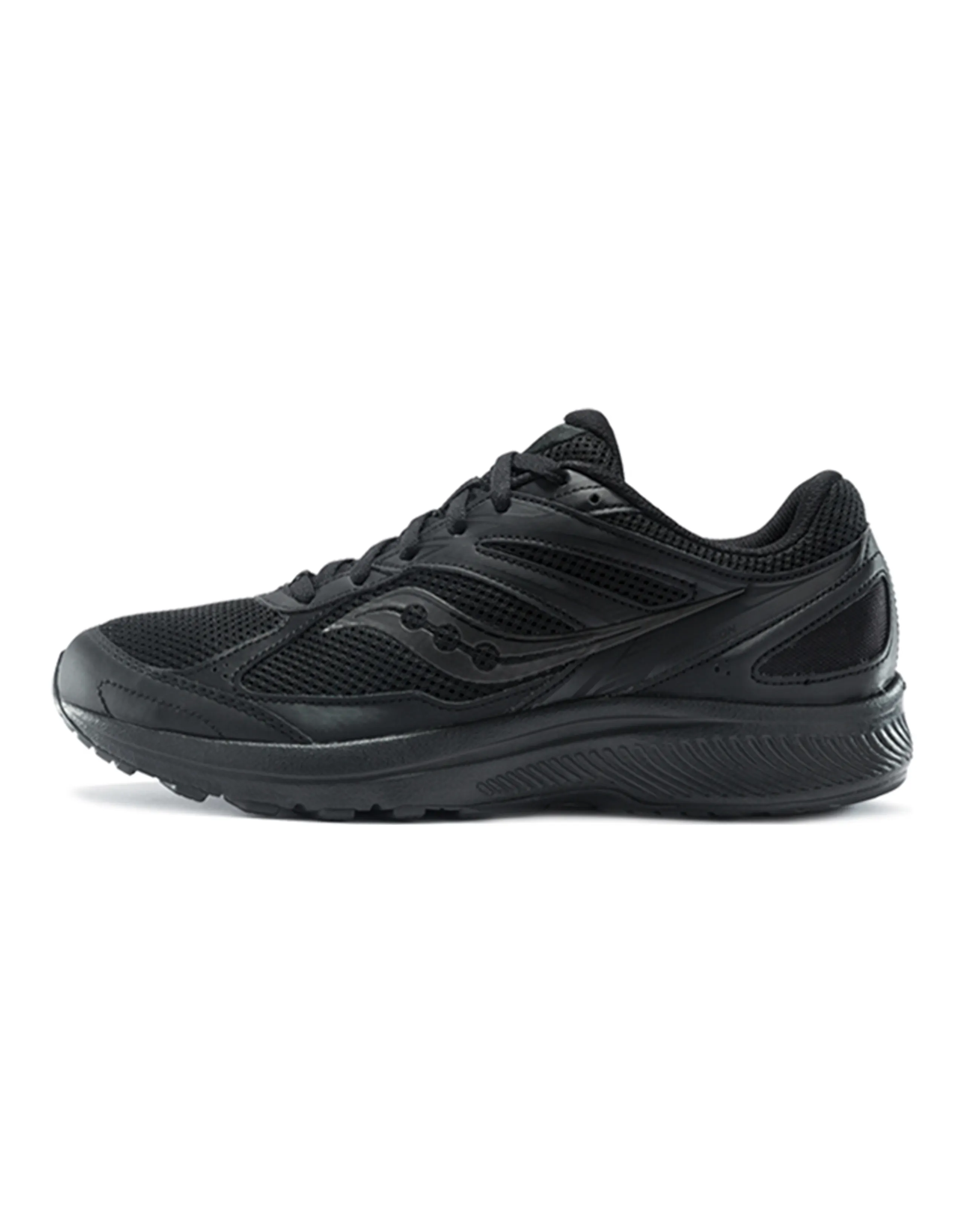 saucony Cohesion 14 Lace Big Kid 'Triple Black'