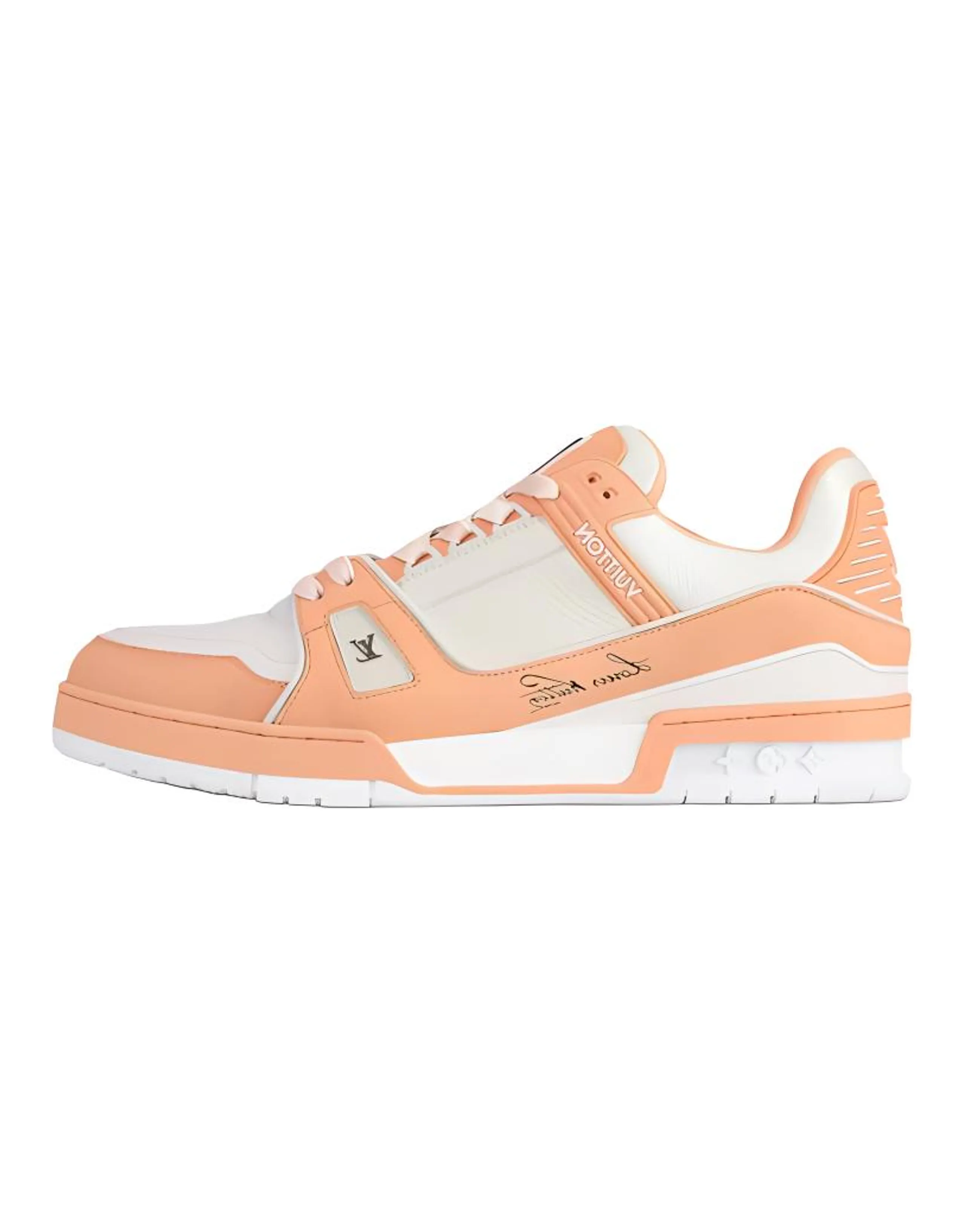 LOUIS VUITTON Trainer Skateboard Shoes Men's Orange