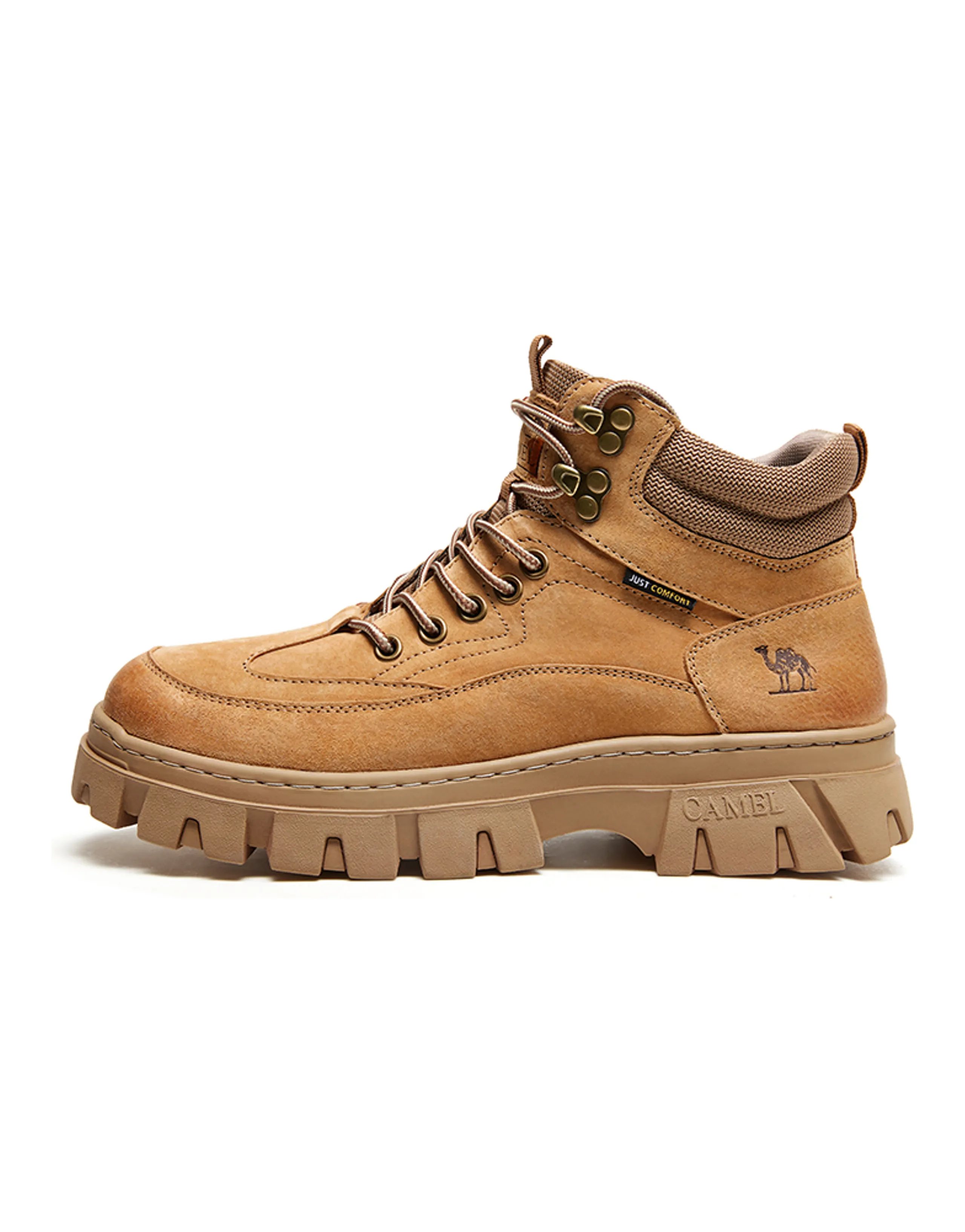 CAMEL Ankle-Length Outdoor Boots 5cm Men's