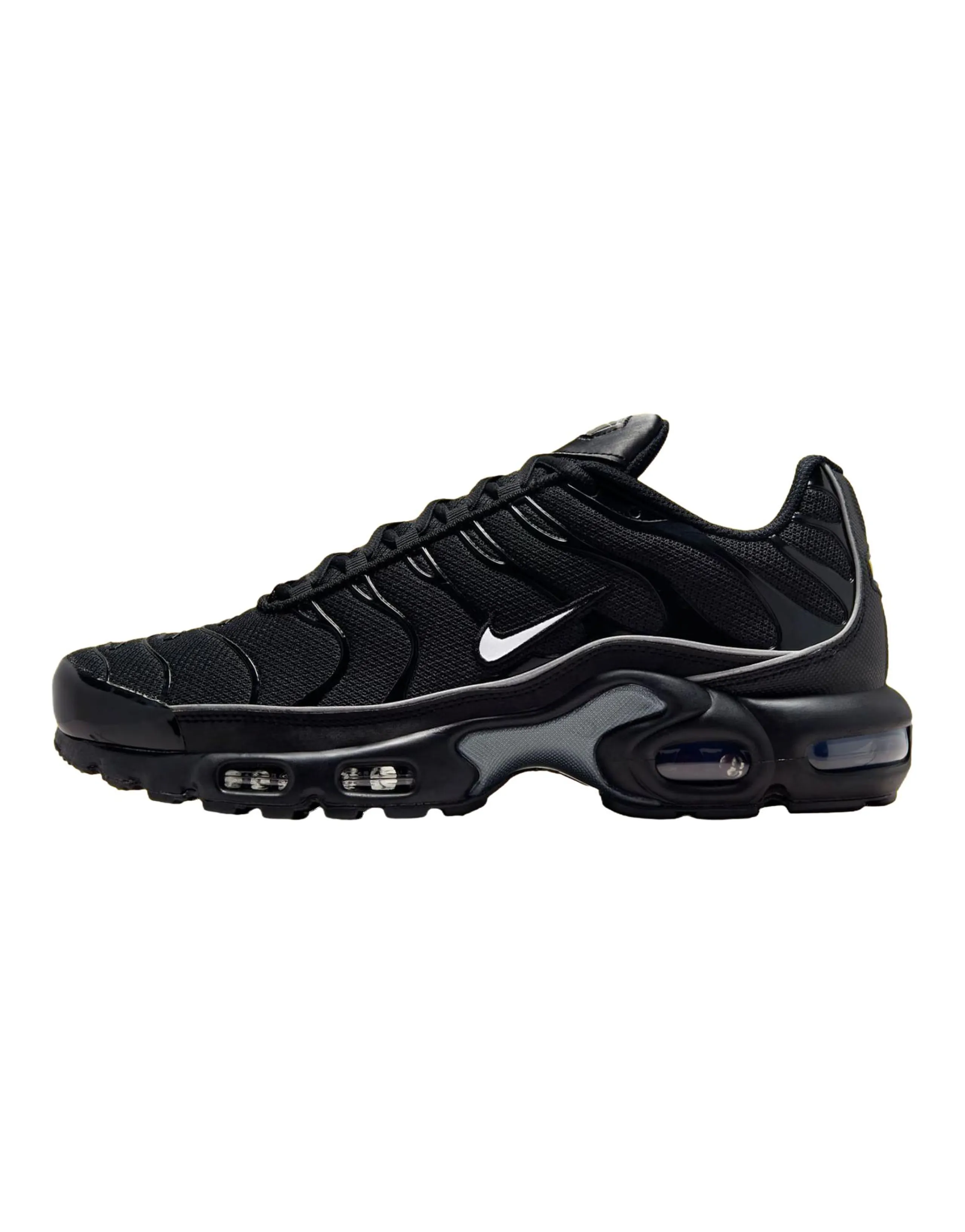 Nike Air Max Plus Support Running Shoes Unisex Black White