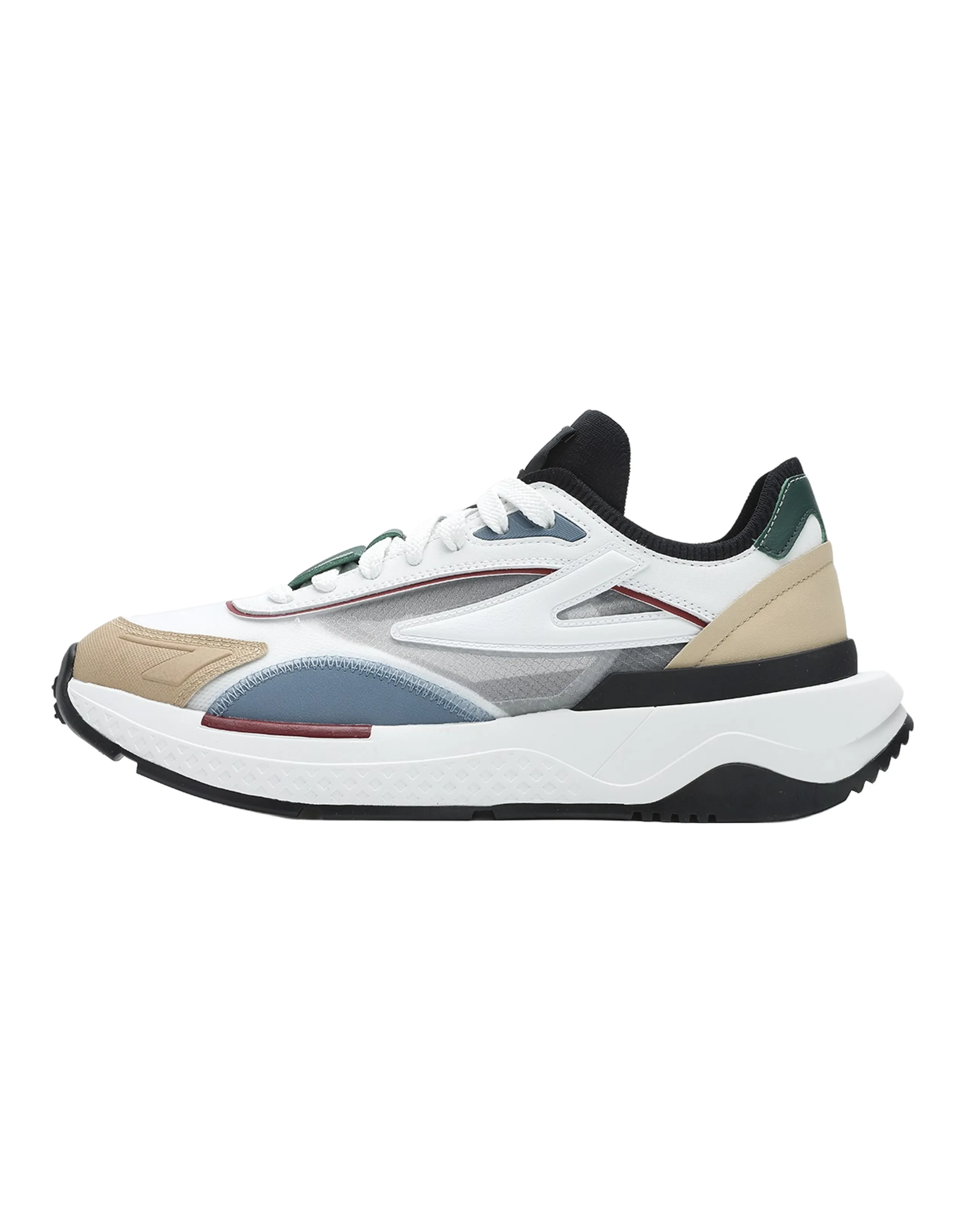 FILA PIONIERE Running Shoes Men Low-Top Beige Yellow