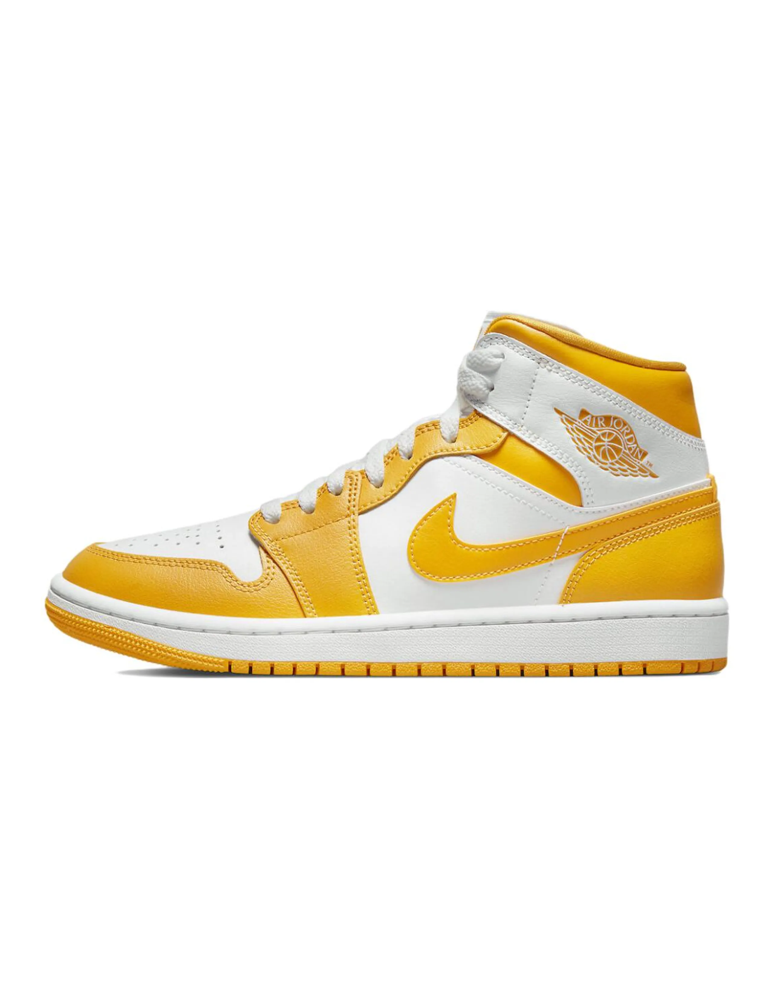 Jordan 1 Mid White University Gold Women's