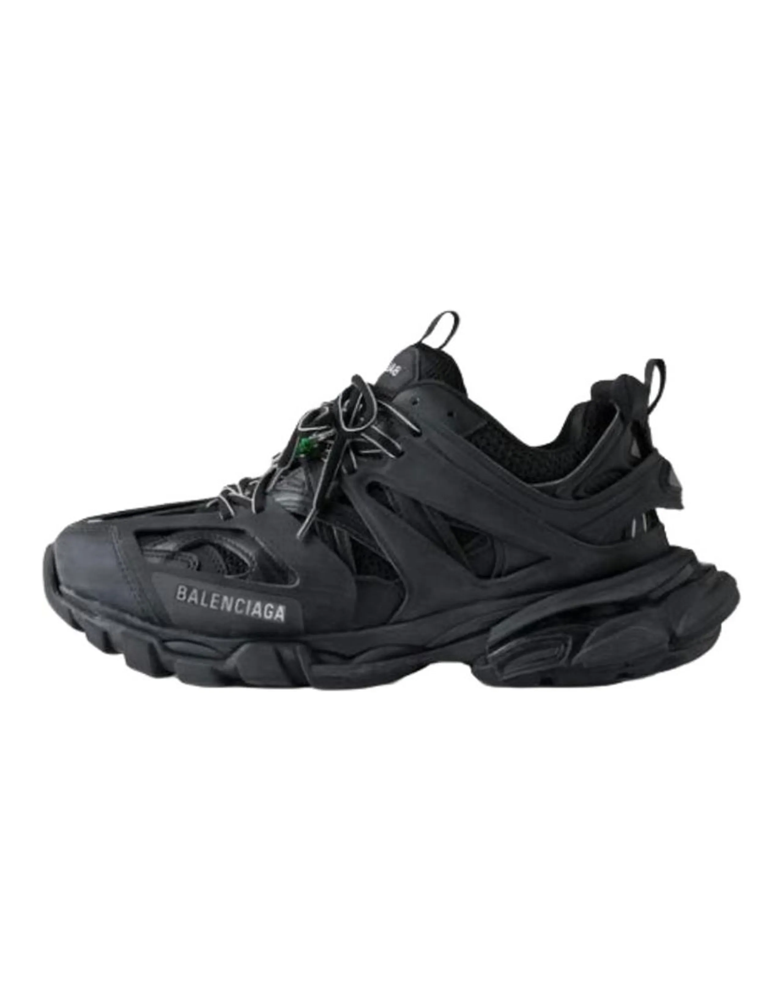 Balenciaga Track Lace-Up Charm Low-Top Dad Shoes Women's Black