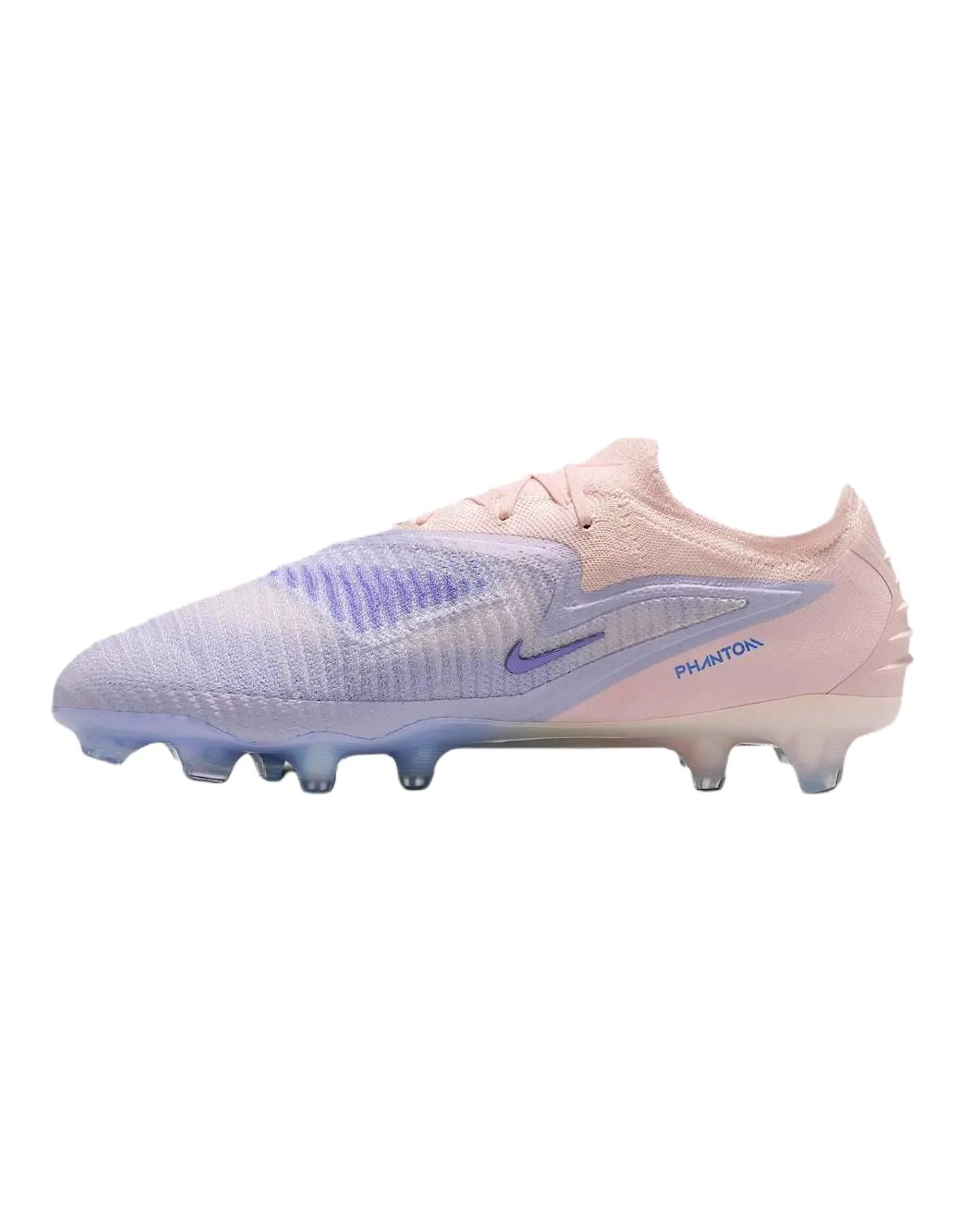 Nike Phantom 6 Elite LV8 Comfort Fit Soccer Shoes Unisex Light Purple Pink