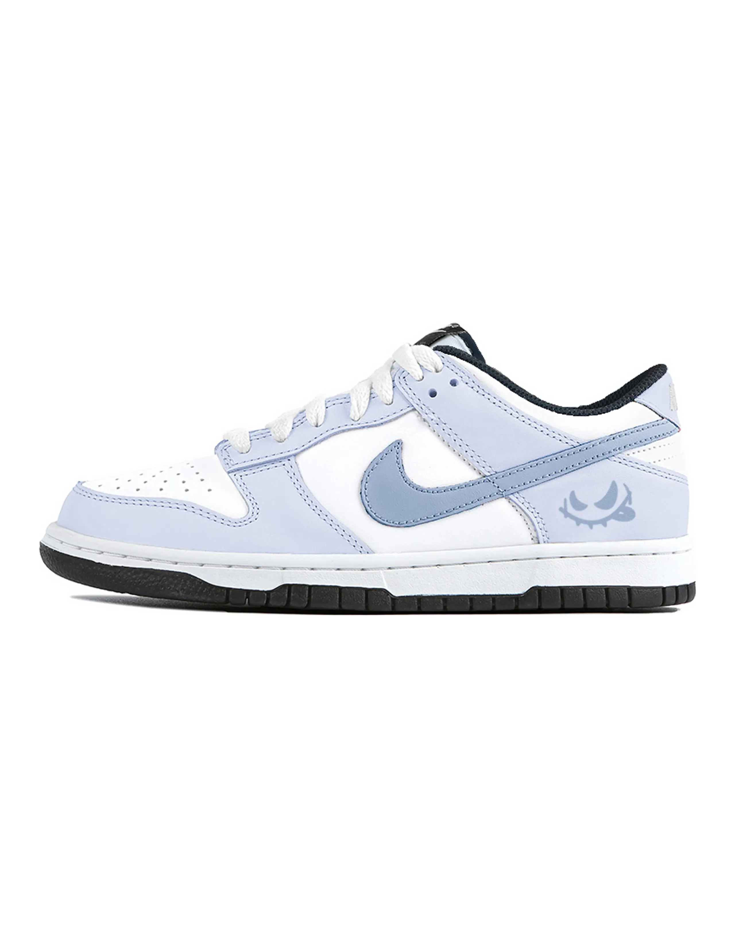 Custom Sneakers Nike Dunk Leather 'Symphony Dream' Amber Fashion Casual Versatile Cushion Wear-Resistant Low-Top Sneakers GS Blue White