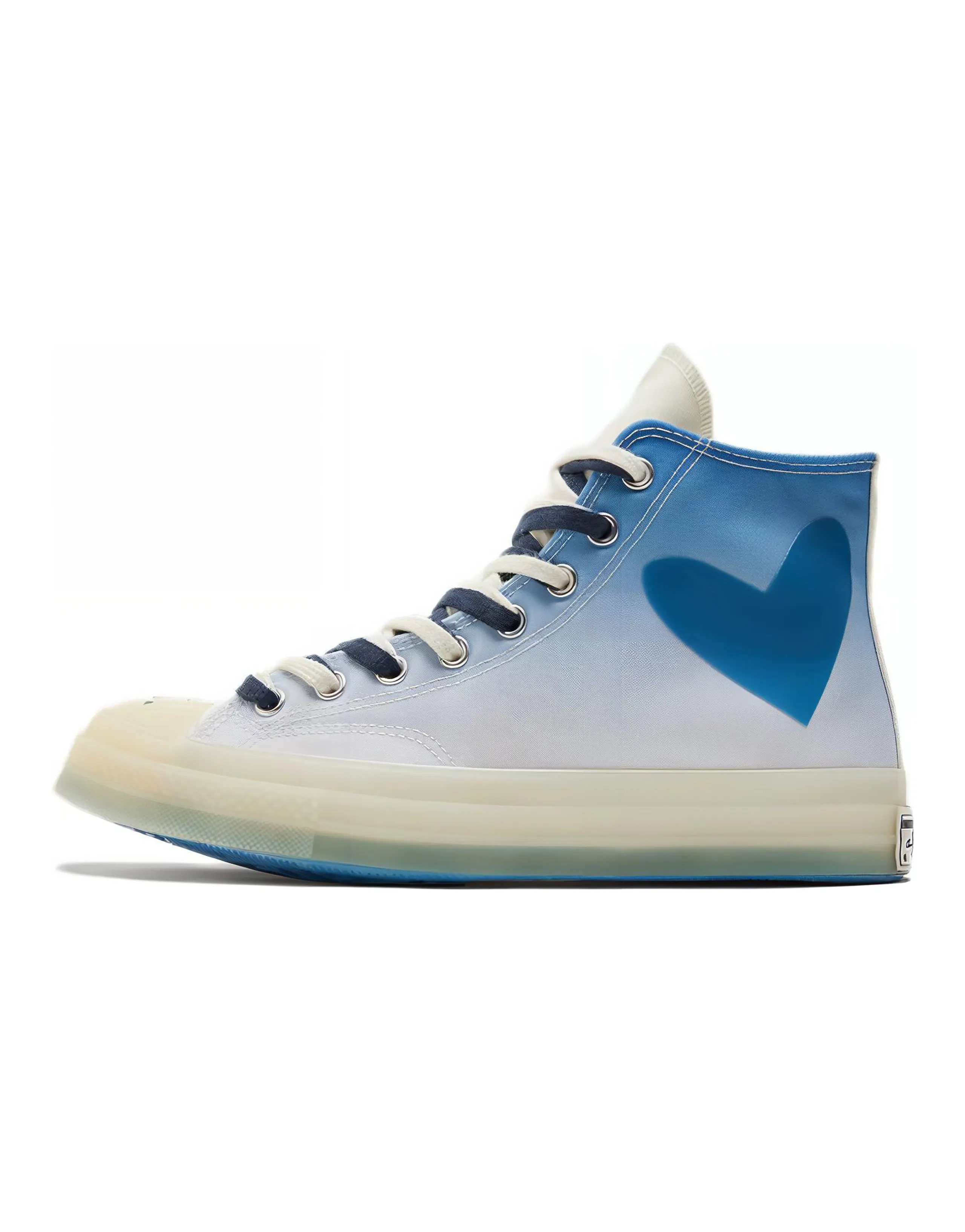 Converse 1970s Chuck Taylor All Star Anti-Slip Wear-Resistant High-Top Canvas Shoes Unisex Blue