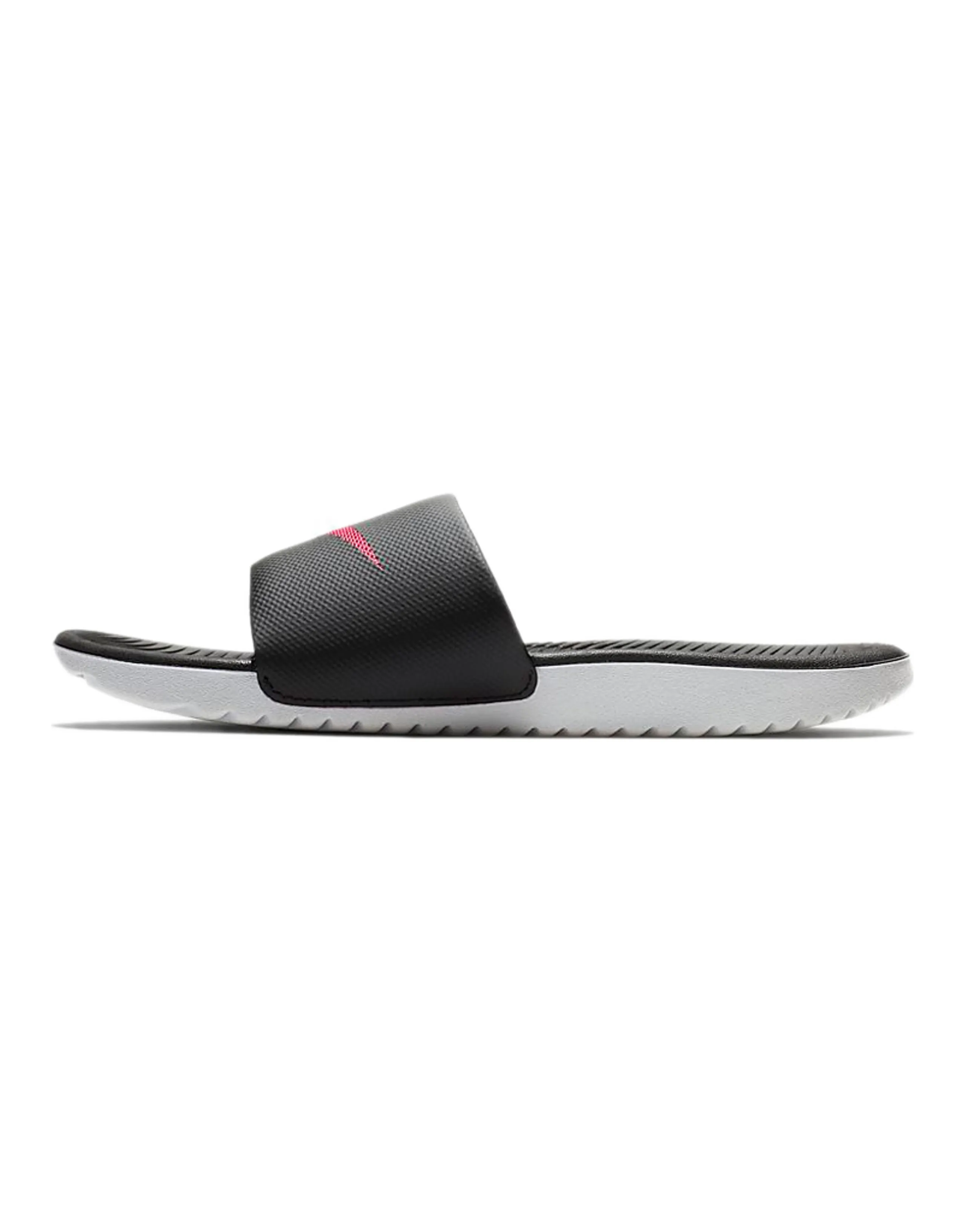 Nike Kawa Slide Black Vivid Pink Women's