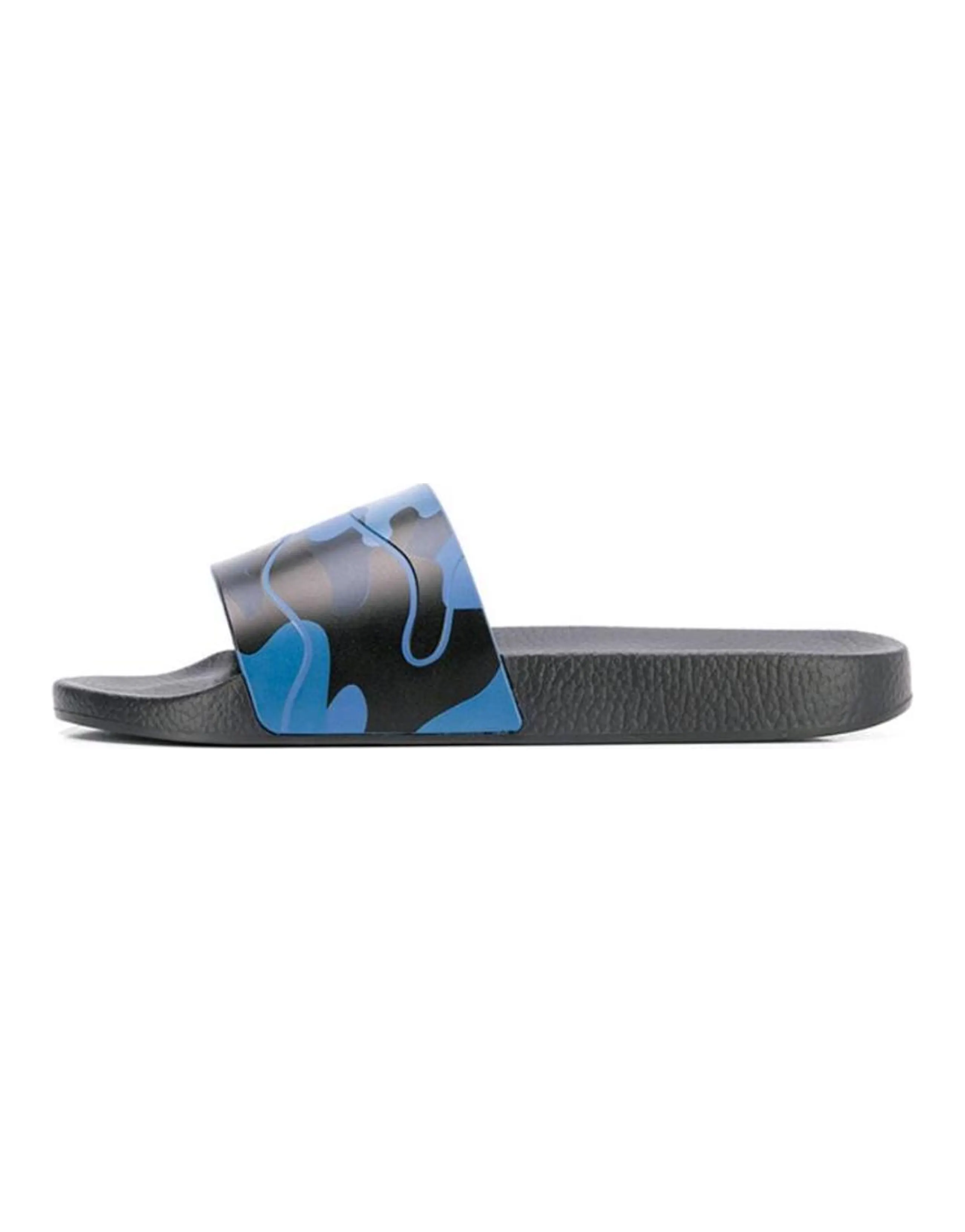 Valentino Rubber Slider 'Blue Camo'
