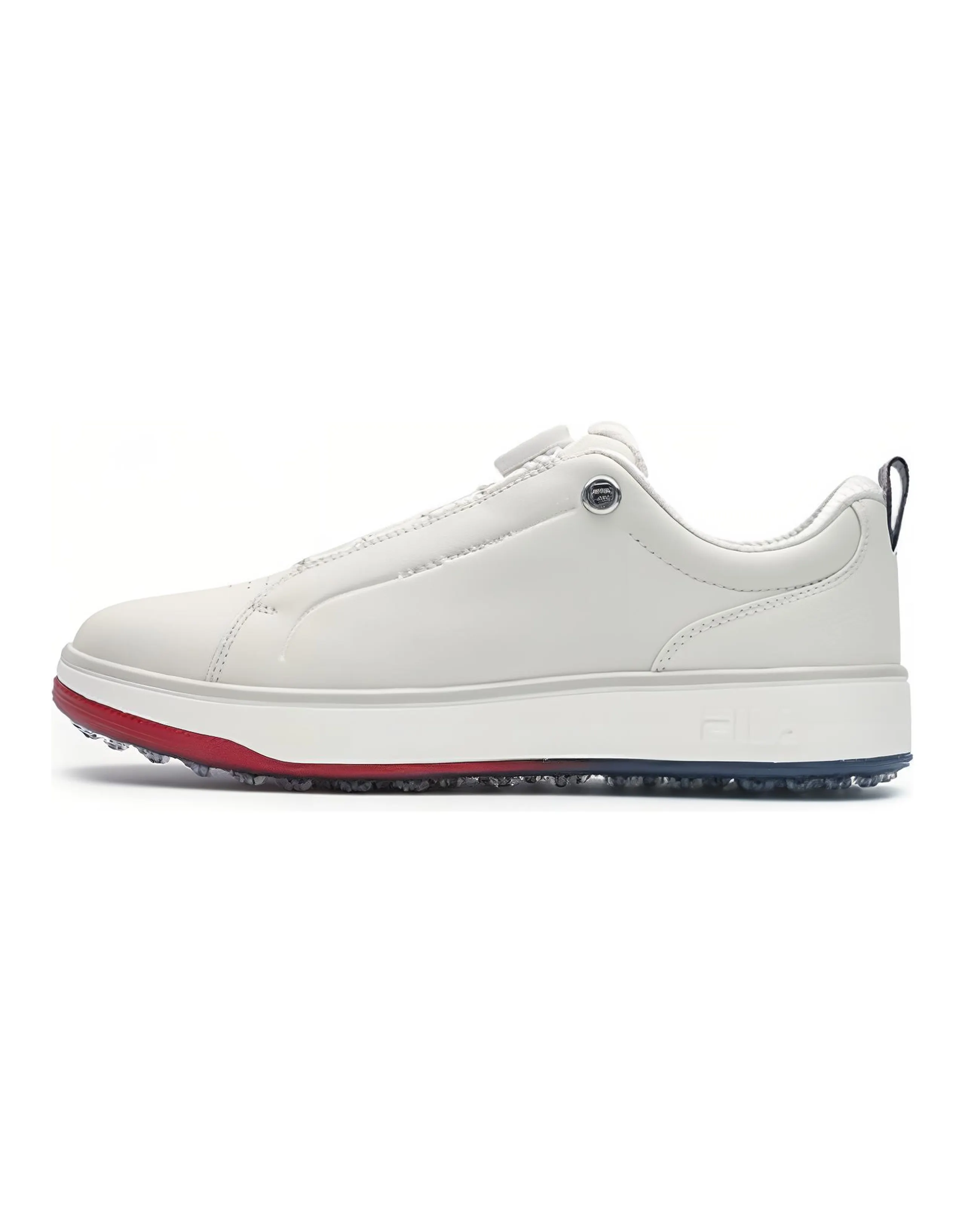FILA GF 1911 Trainer Cushioning, Wear Resistant Low Top Golf Shoes Men's White