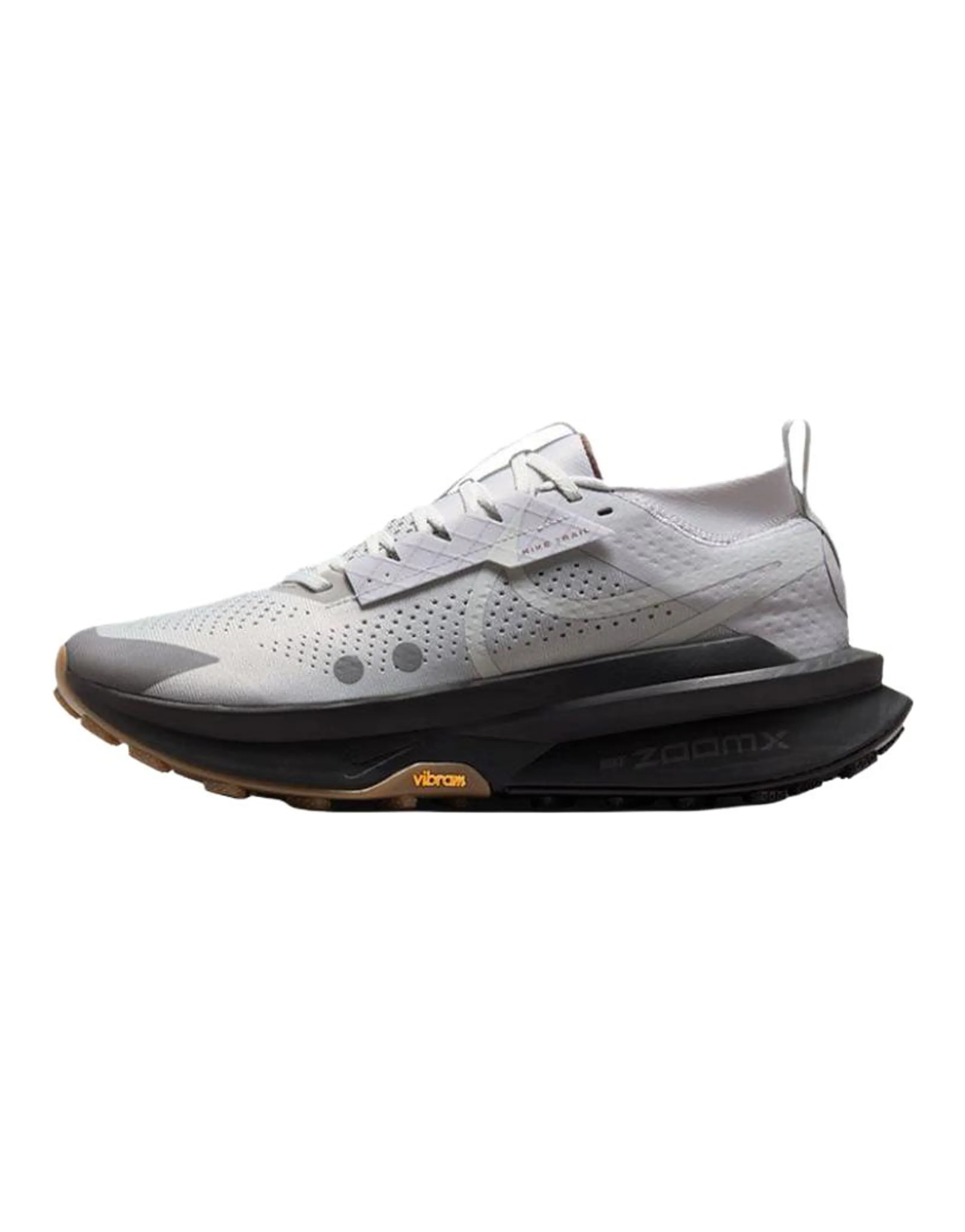 Nike ZoomX Zegama Trail 2 Cushioning, Wear Resistant Low top Running Shoes Men's Gray