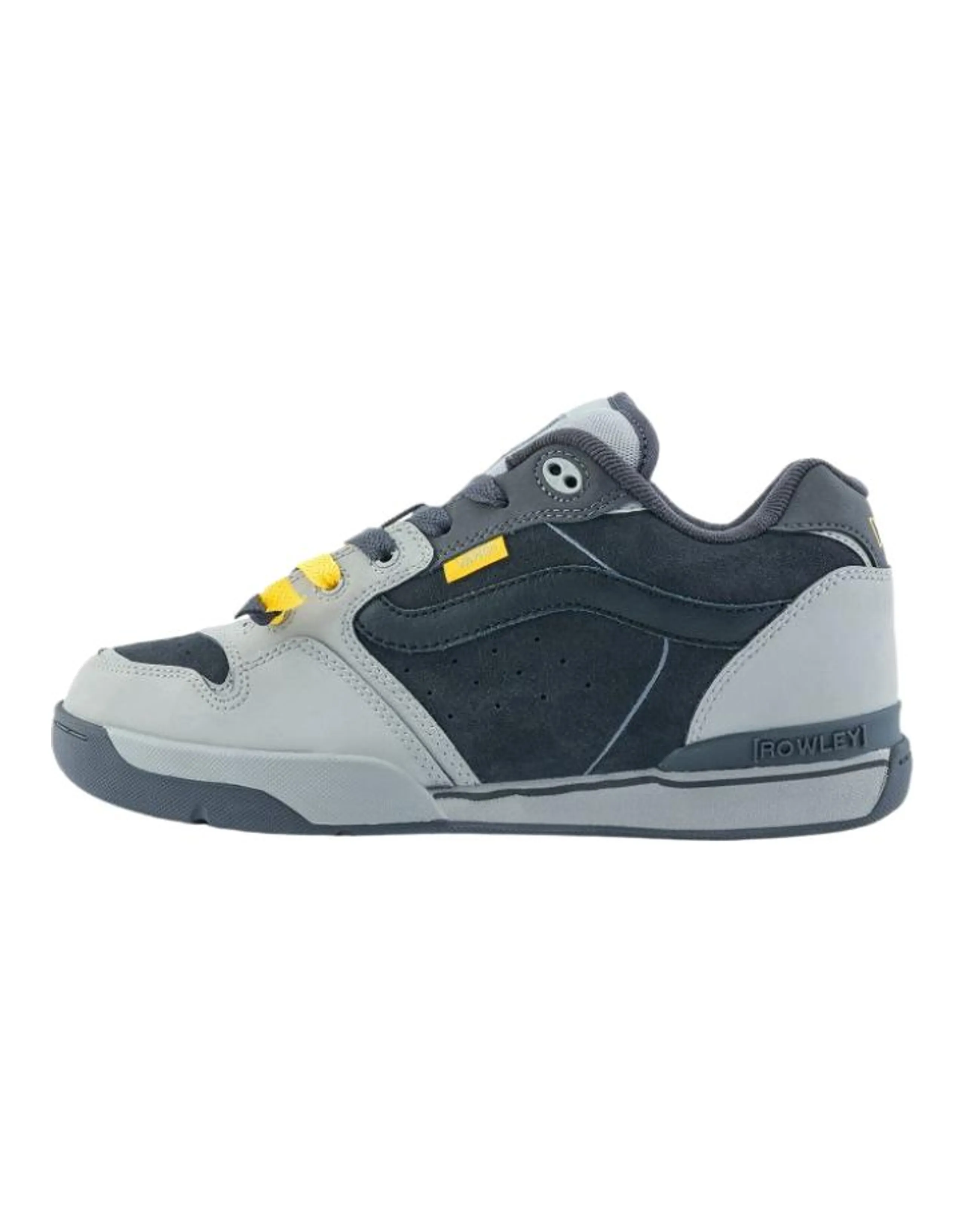 Vans Rowley Coverage Wear-Resistant Low-Top Skateboard Shoes Unisex Dark Gray