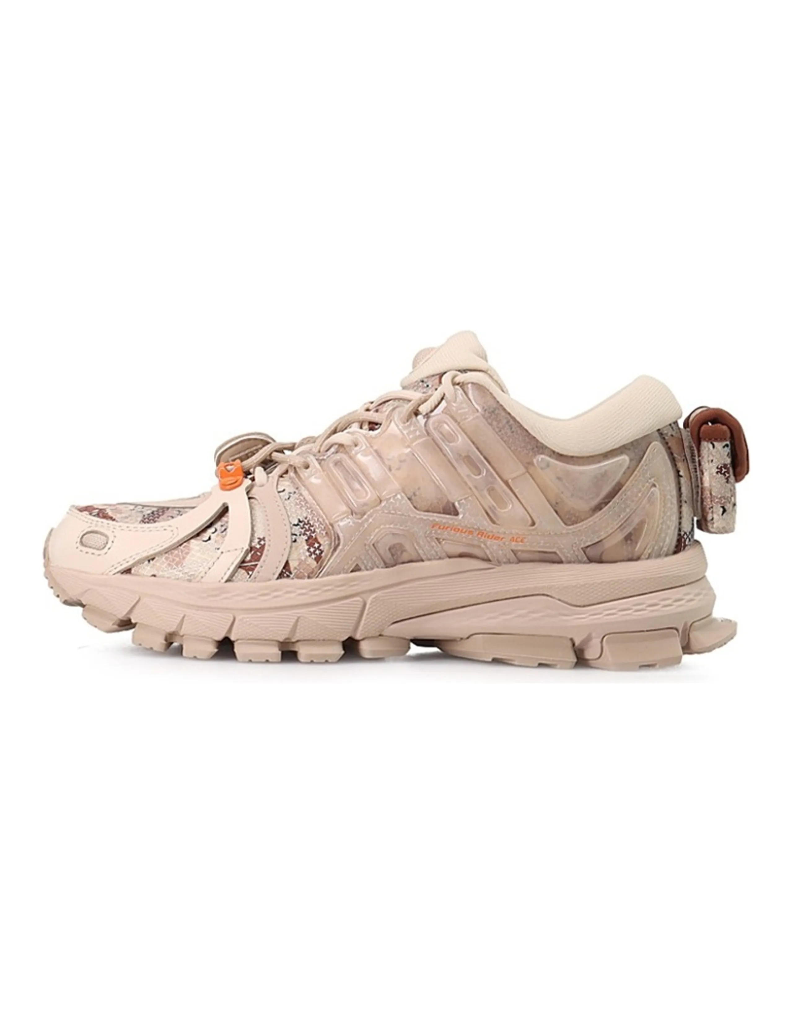 LiNing Furious Rider ACE 1.5 Durable Breathable Low-Top Sports Casual Shoes Men's Light Brown