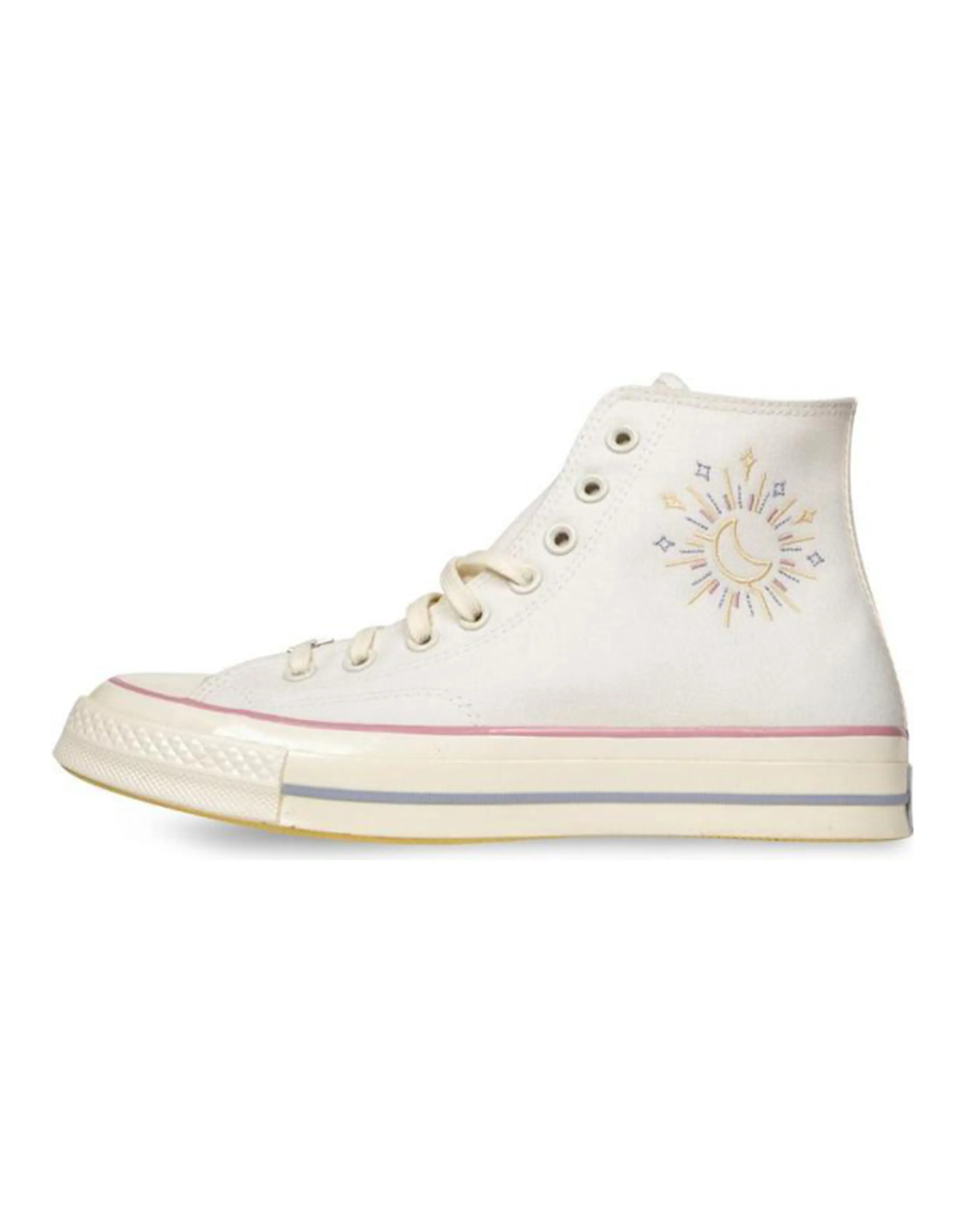 Converse Chuck 70 SEASONAL Comfortable Versatile Wear-Resistant High-Top Canvas Shoes Women's White