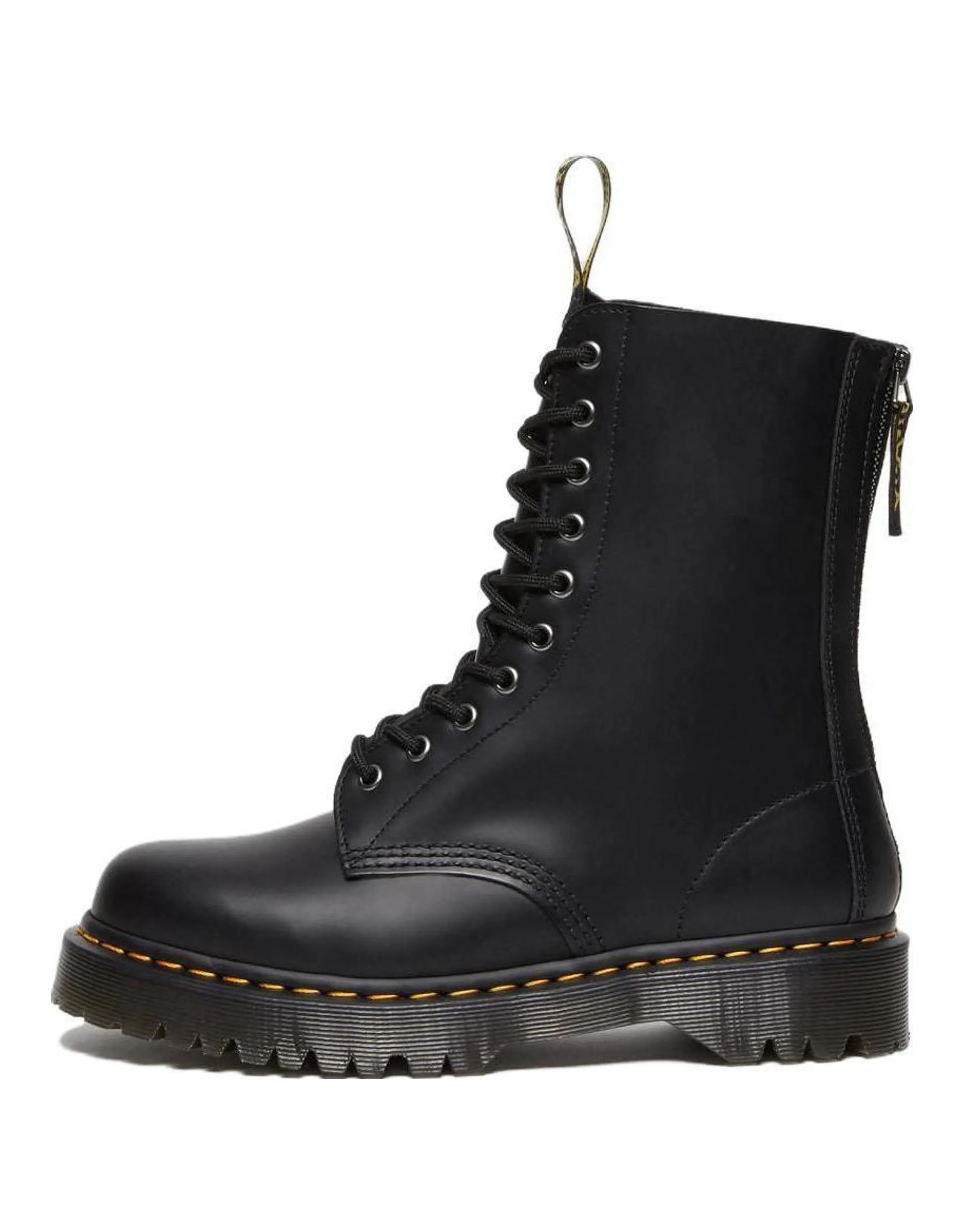 Dr.Martens 1490 Hi Bex Zip Leather Boots 'Black'