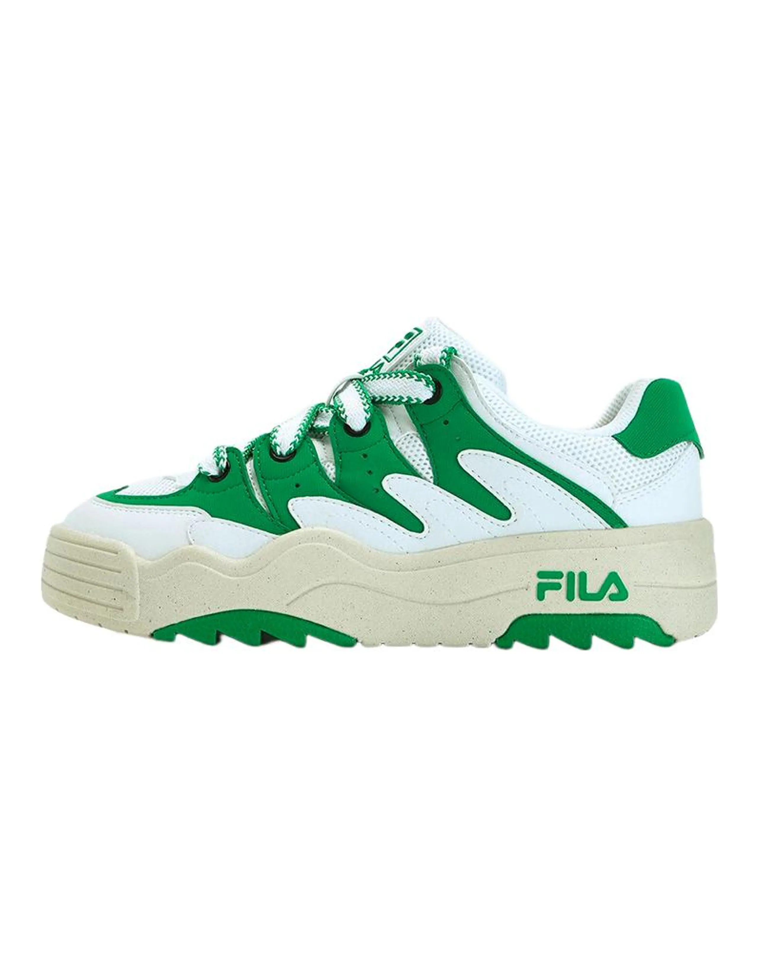 FILA Rosetta Skateboard Shoes Women's Low-Top White/Green