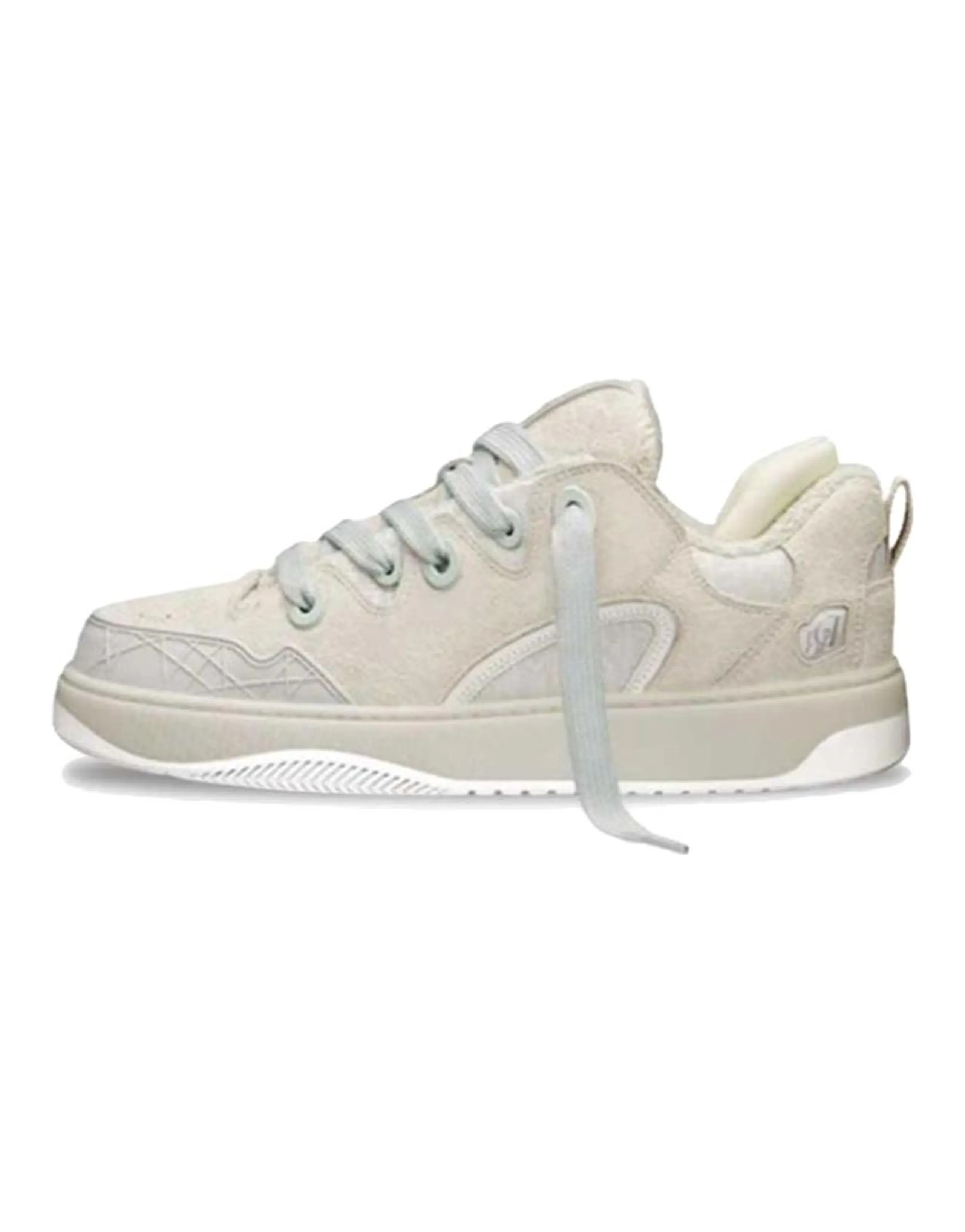 DIOR B9S Skater Erl Cream Suede With White And Cream DIOR Oblique Jacquard