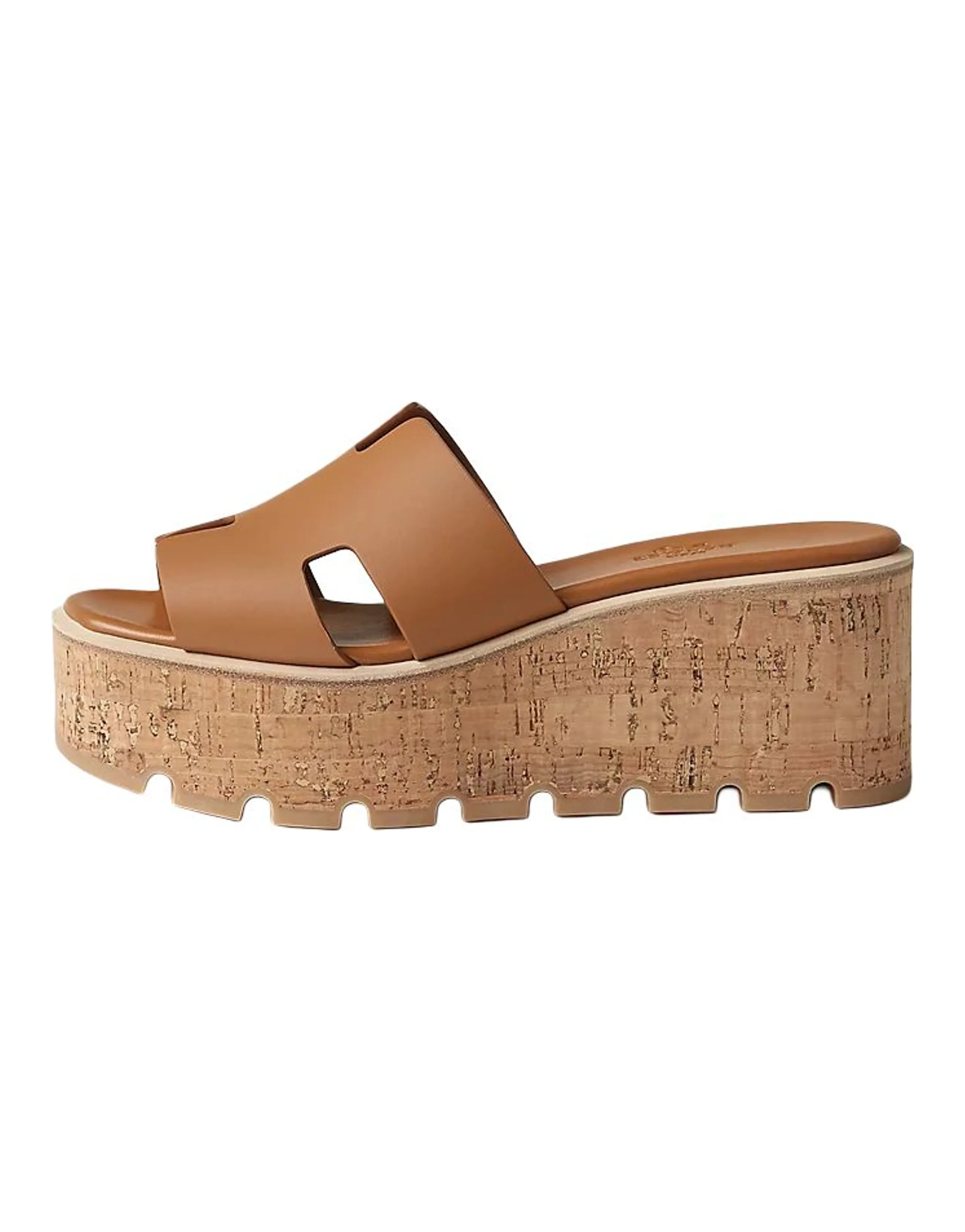 HERMES Eze Slide Slippers Women's Umber