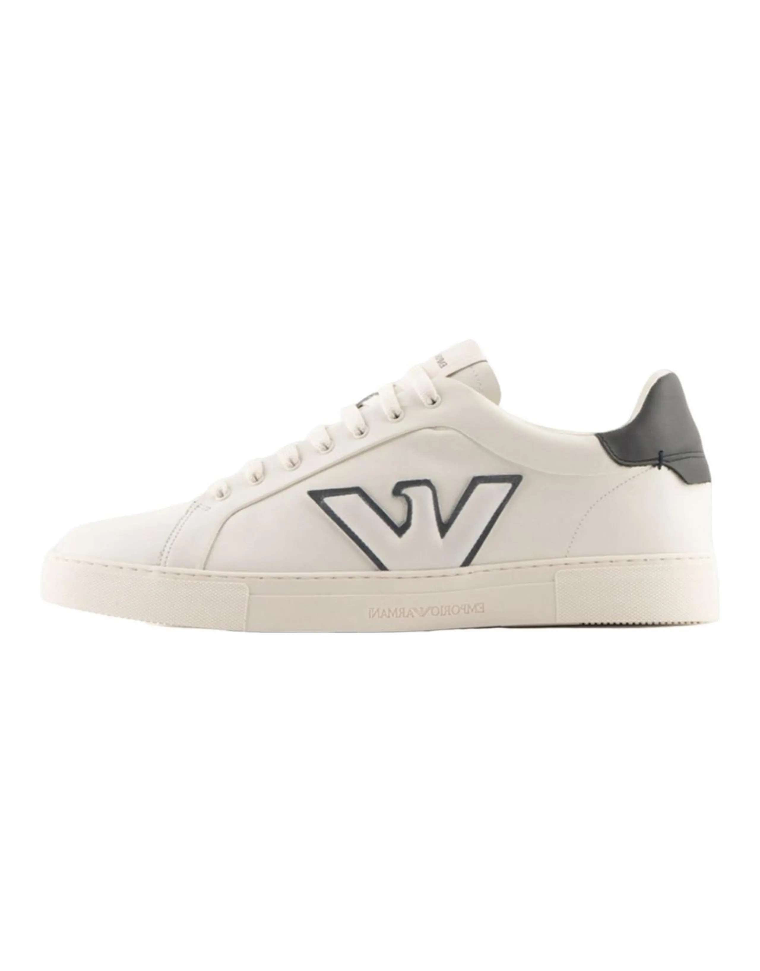 EMPORIO ARMANI Logo-patch Low-top Sneakers