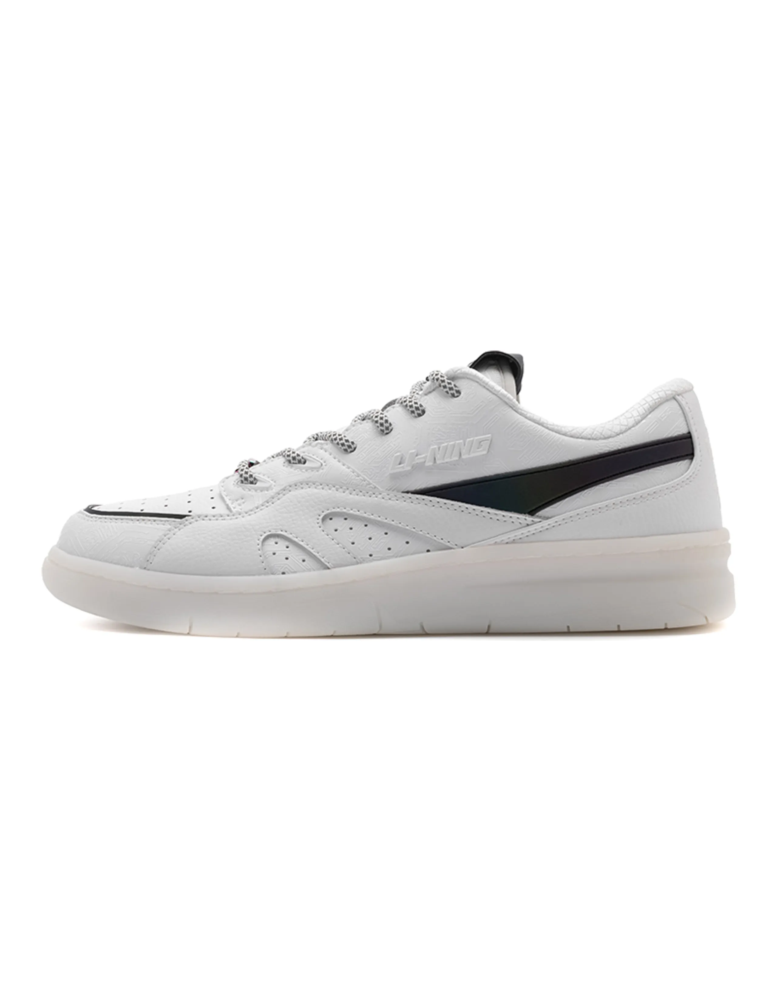 LiNing 937 Vintage Basketball Shoes Women's Low-Top White Black
