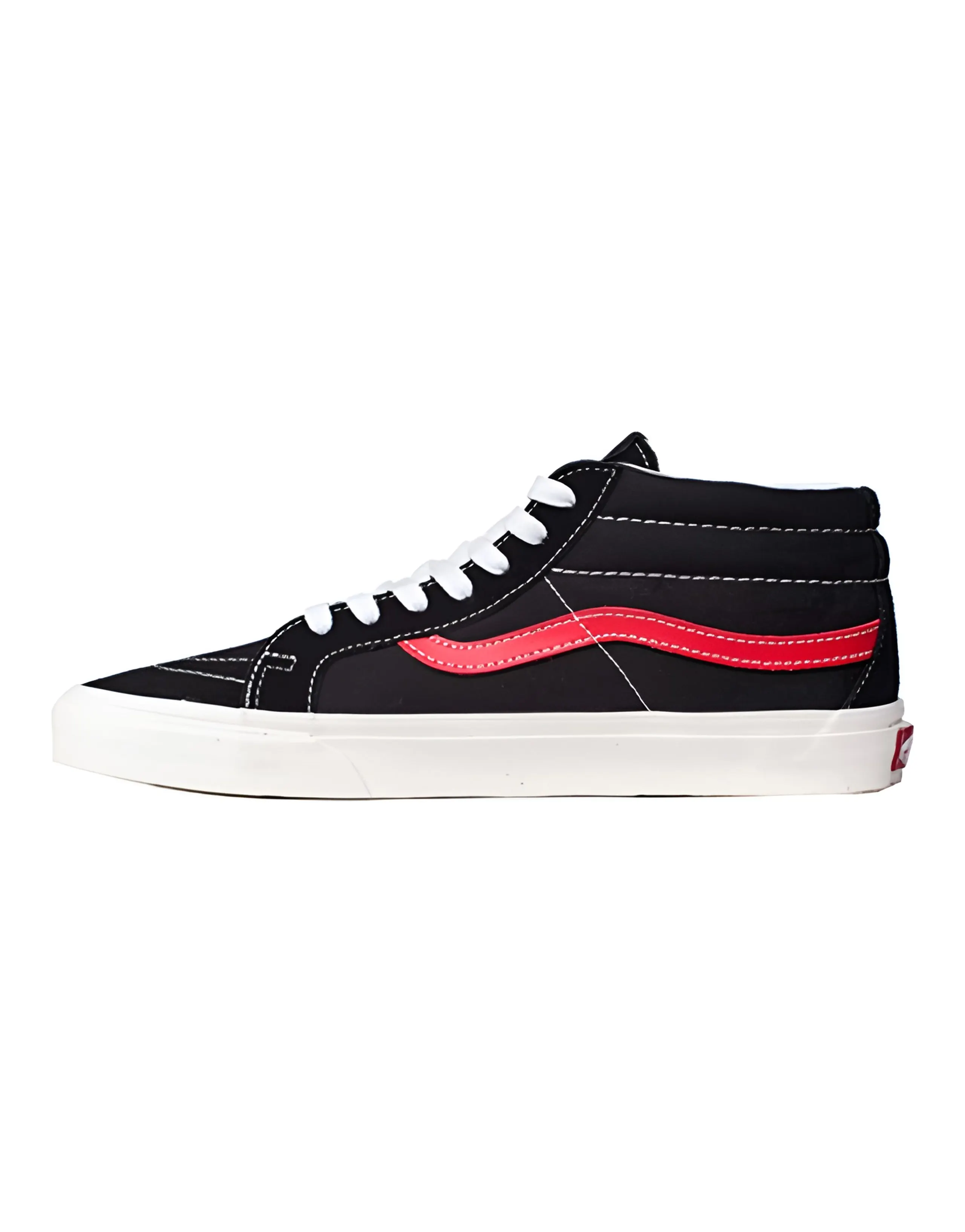 Vans SK8 Mid Black Red 'Black Red'