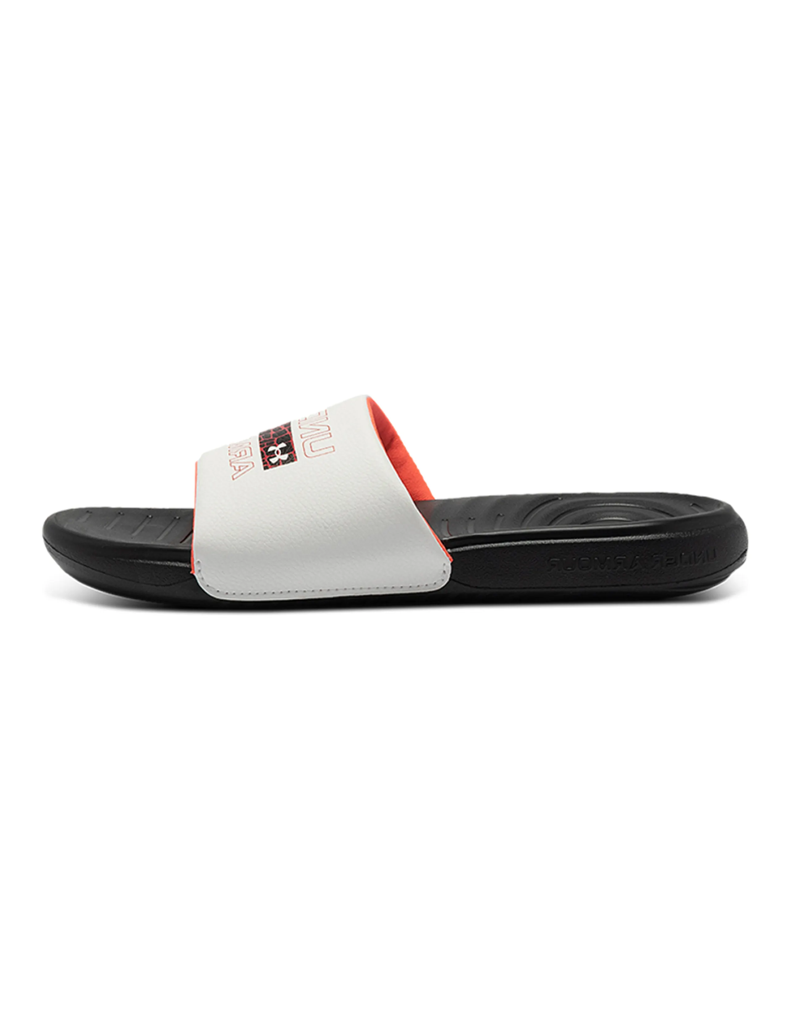 Under Armour Ansa Graphic Slipper Black/White Women's