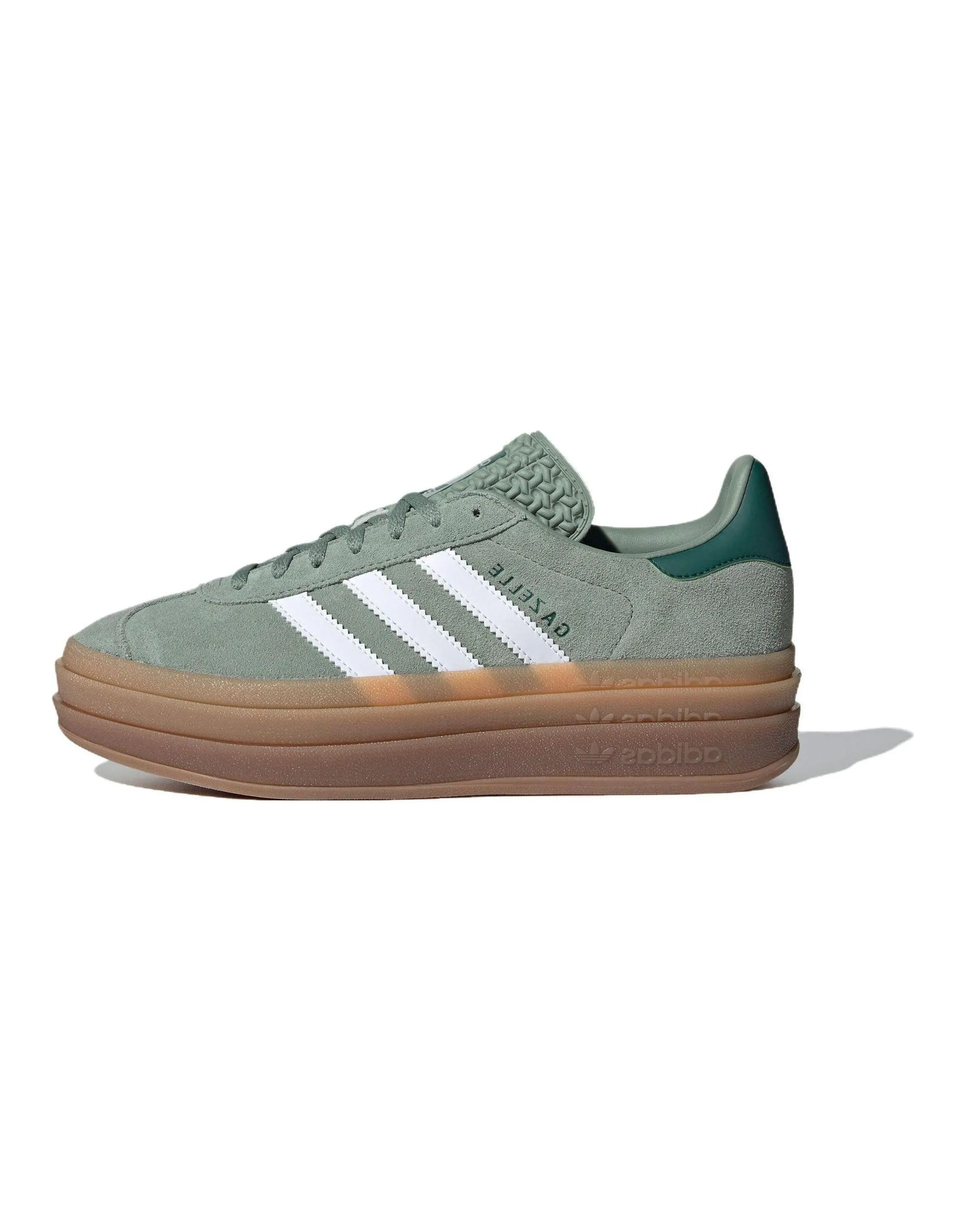 Adidas Originals Gazelle Bold Silver Green Gum Women's'ss