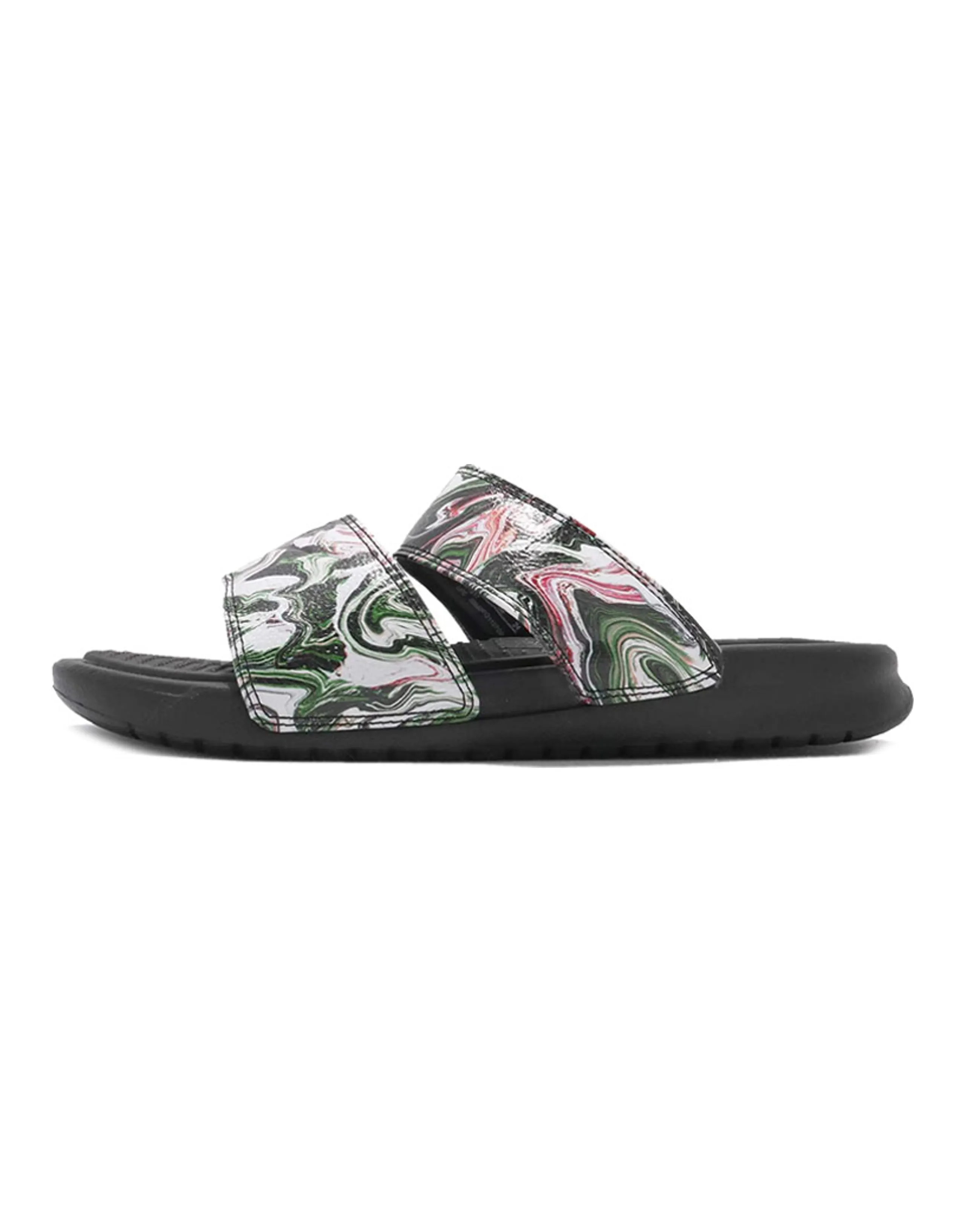 Nike Benassi Duo Ultra Slide 'Black Green Pink' Women's