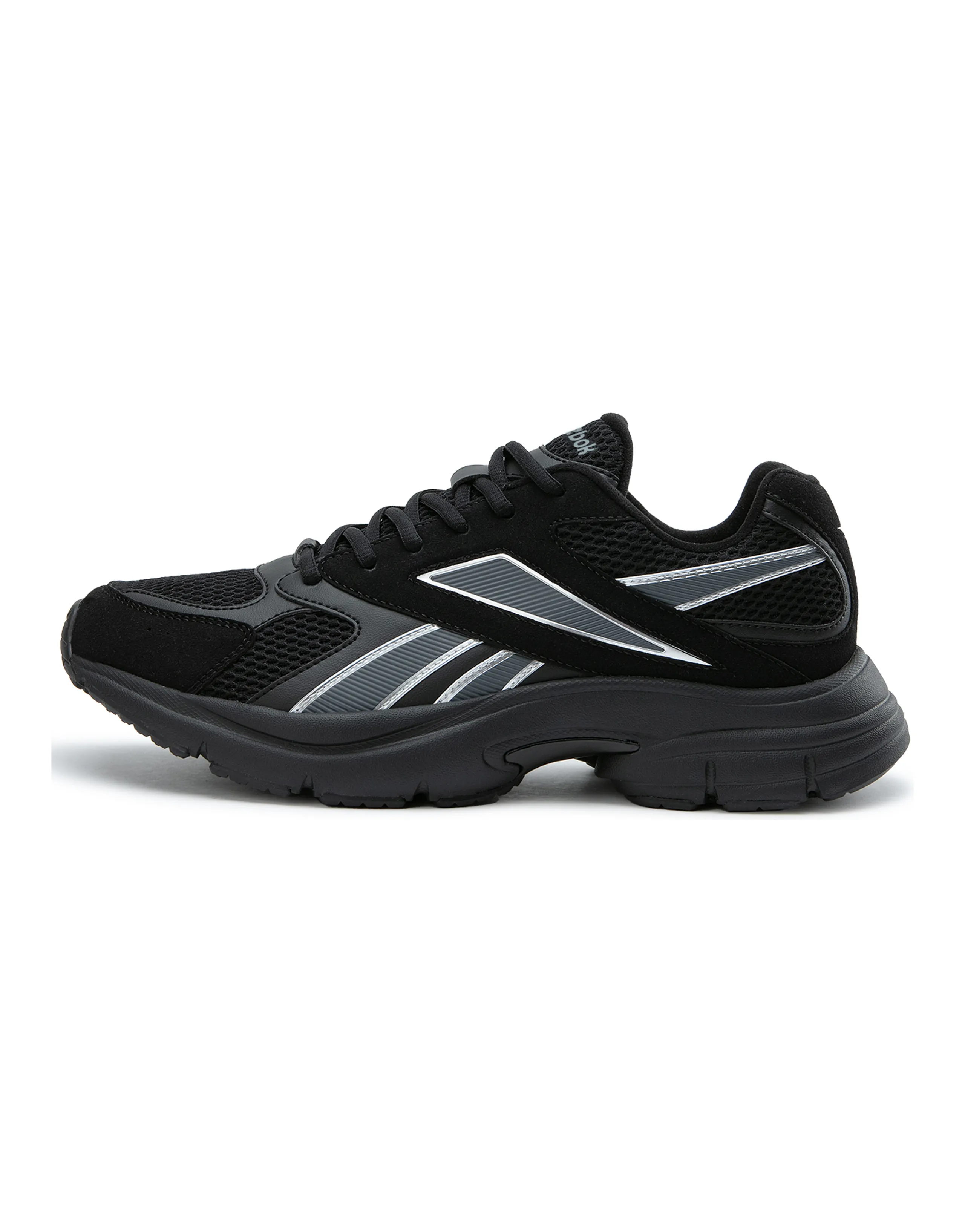 Reebok Anti Slip Wear Resistant Low Top Running Shoes Unisex Black Warrior