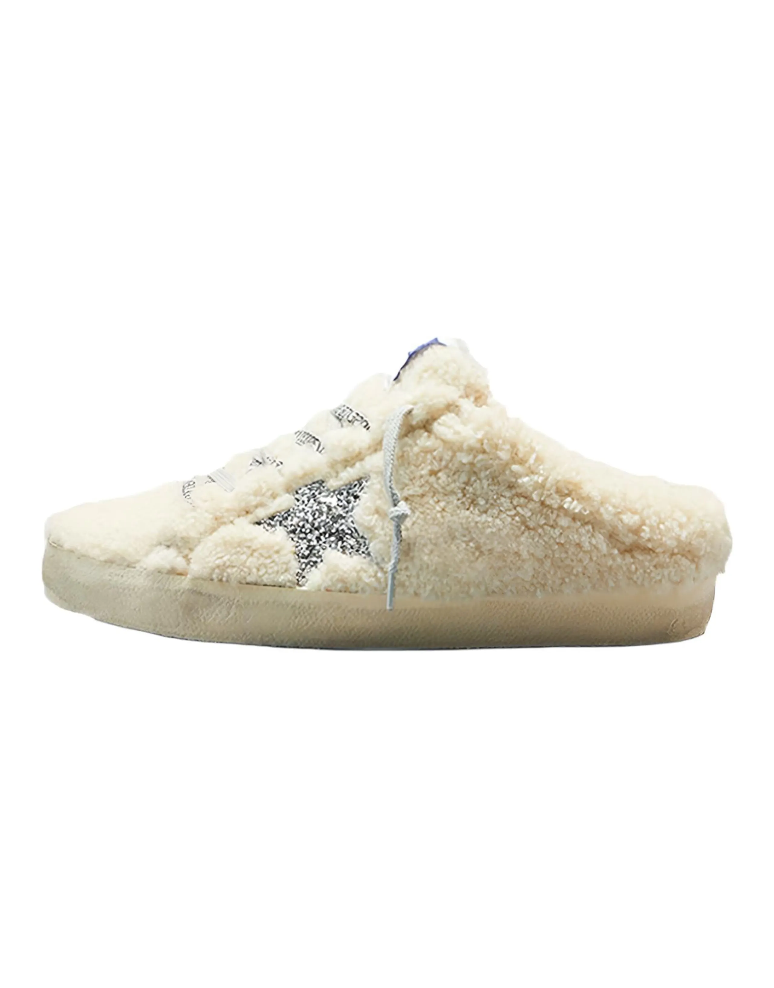 Golden Goose Super-Star Sabot Shearling Sneakers