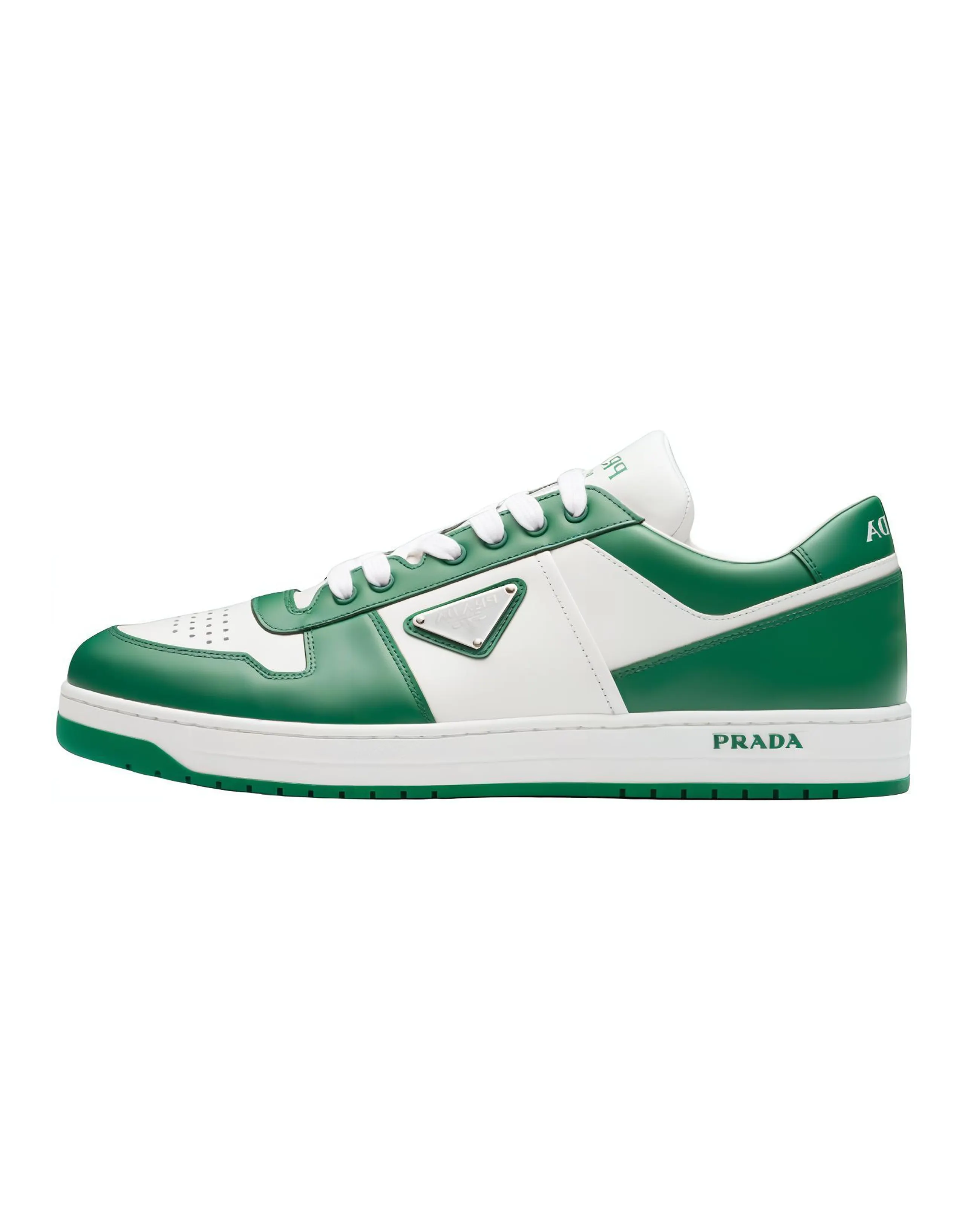 PRADA Downtown Trainers 'White Green' Women's
