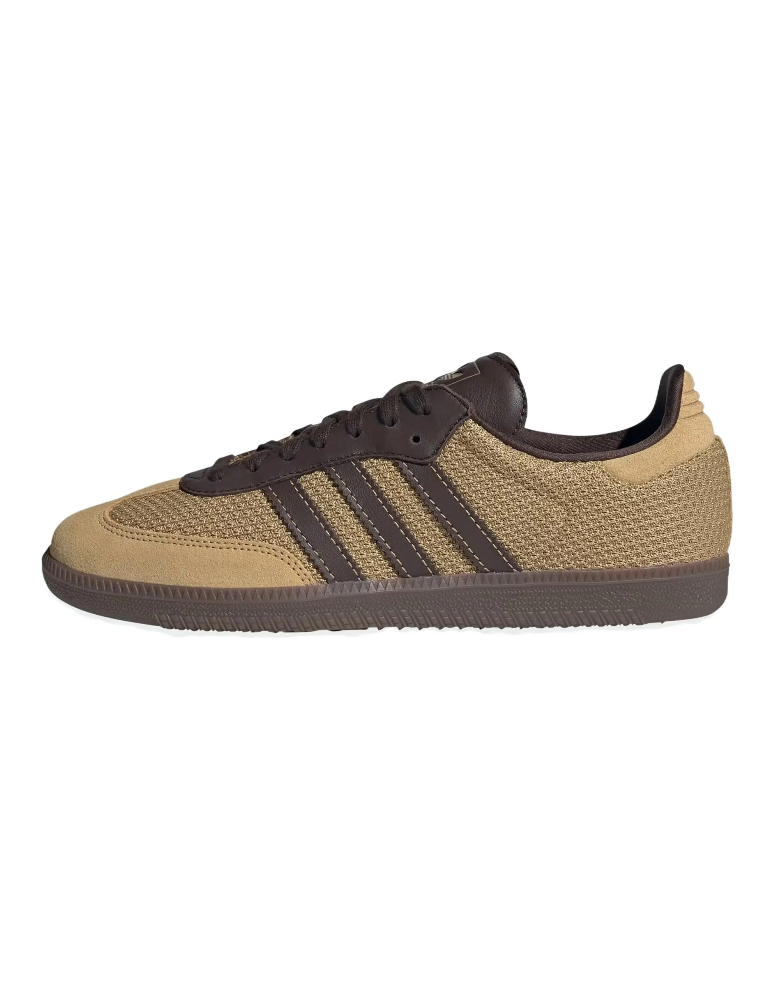 adidas originals SAMBA OG Versatile Comfortable Wear-Resistant Low-Top Sneakers Men's Gold Beige