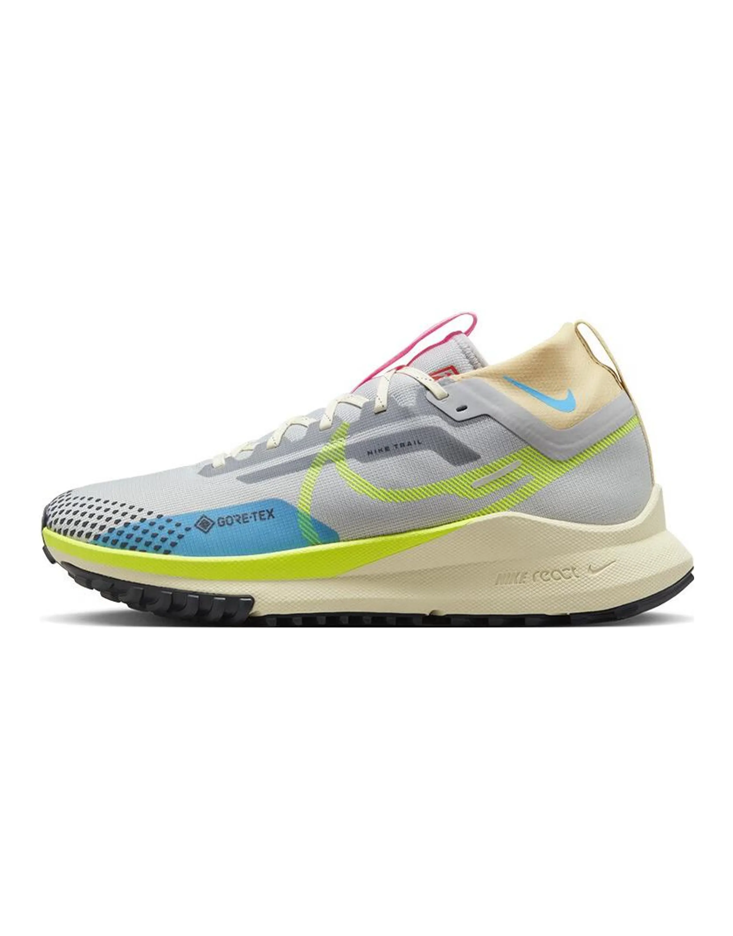 Nike React Pegasus Trail 4 Gore Tex Wolf Grey Volt
