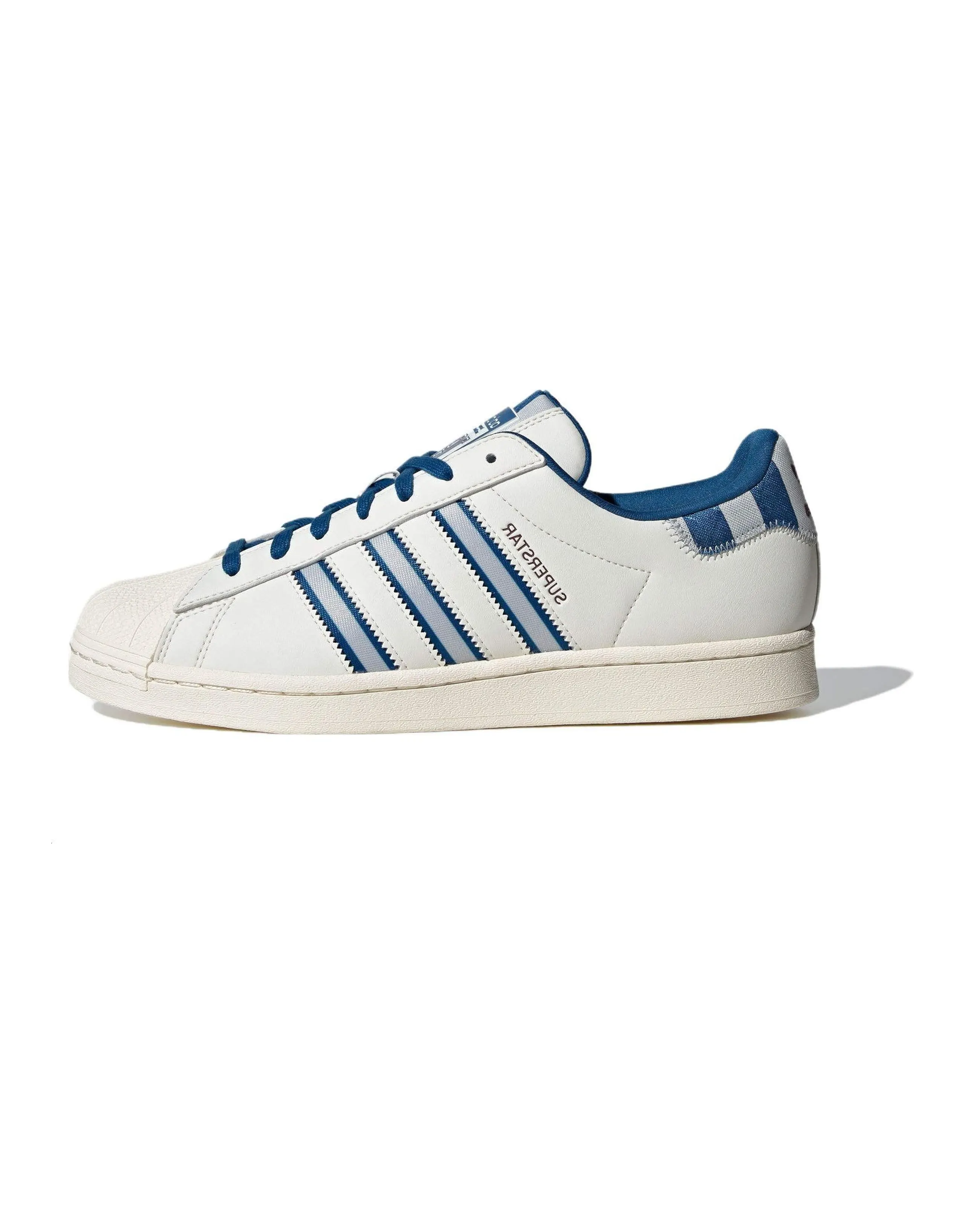 adidas originals Superstar White Blue