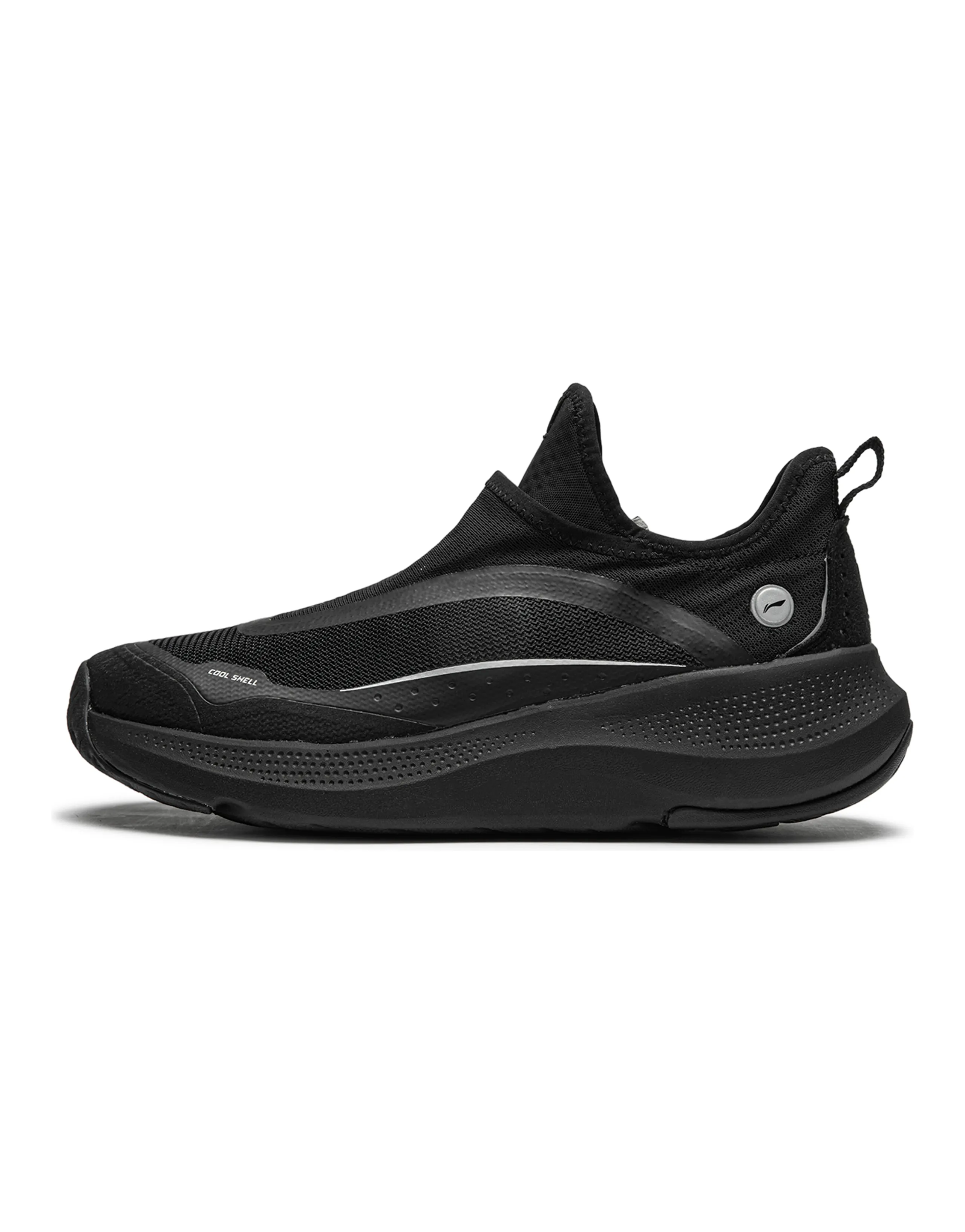 LiNing Soft Go Fabric Synthetic Leather Slip-Resistant Wear-Resistant Low-Top Lifestyle Shoes Men's Black