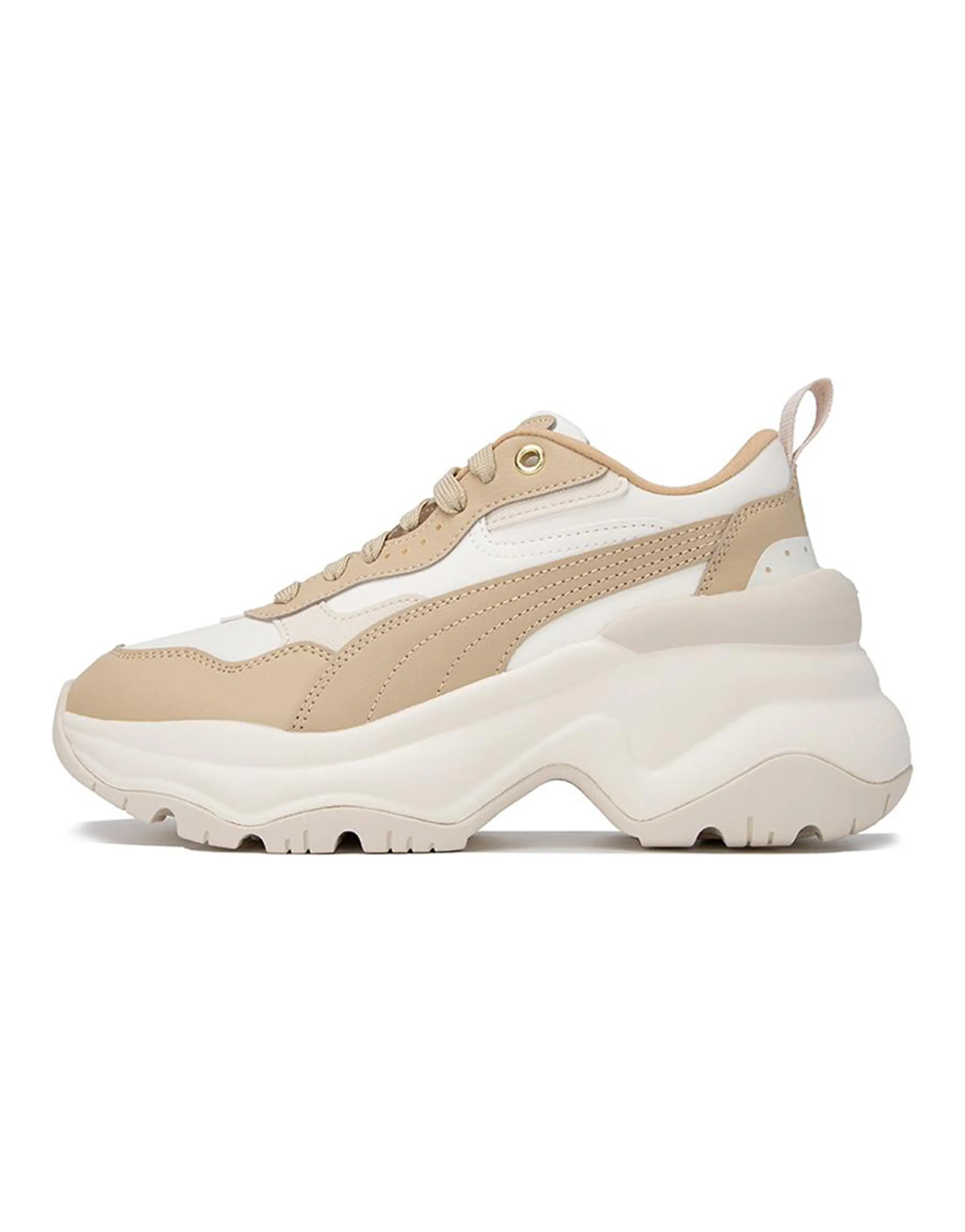 PUMA Cilia Wedge 'Warm White Toasted Almond' Women's