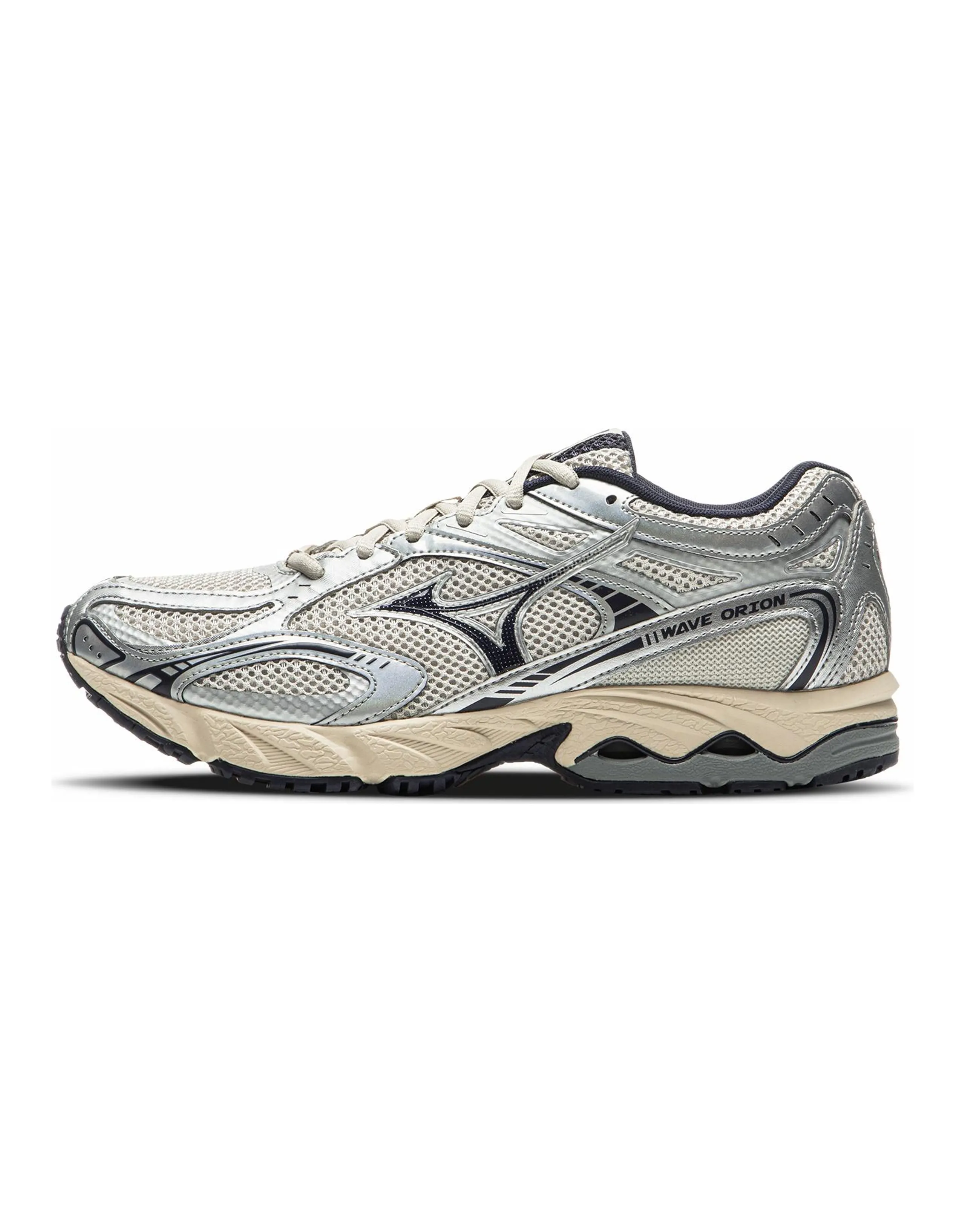 Mizuno WAVE ORION Wear-Resistant Support Lightweight Low-Top Casual Shoes Unisex Greige