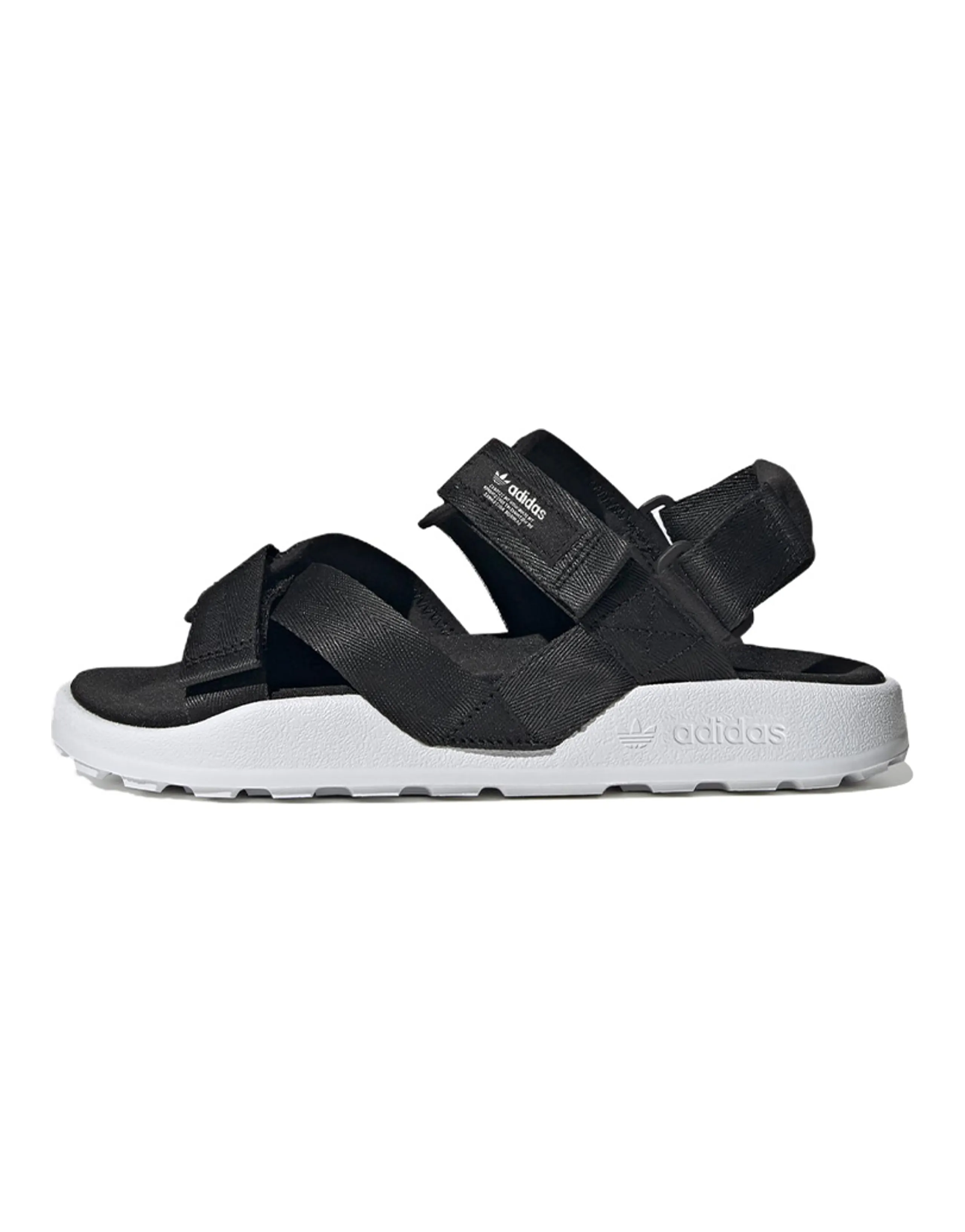Adilette Women's Adidas Originals Adventure Sandal 'Black White' Women's
