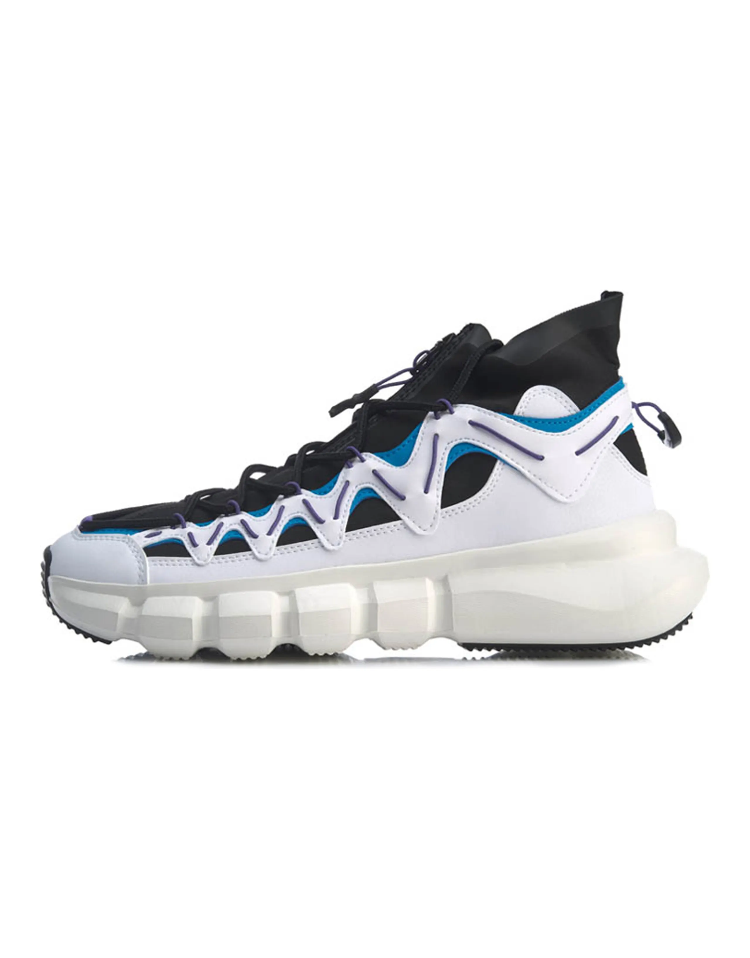 LiNing Essence 2.3 Discovery Low-Top Vintage Basketball Shoes Men's Black White