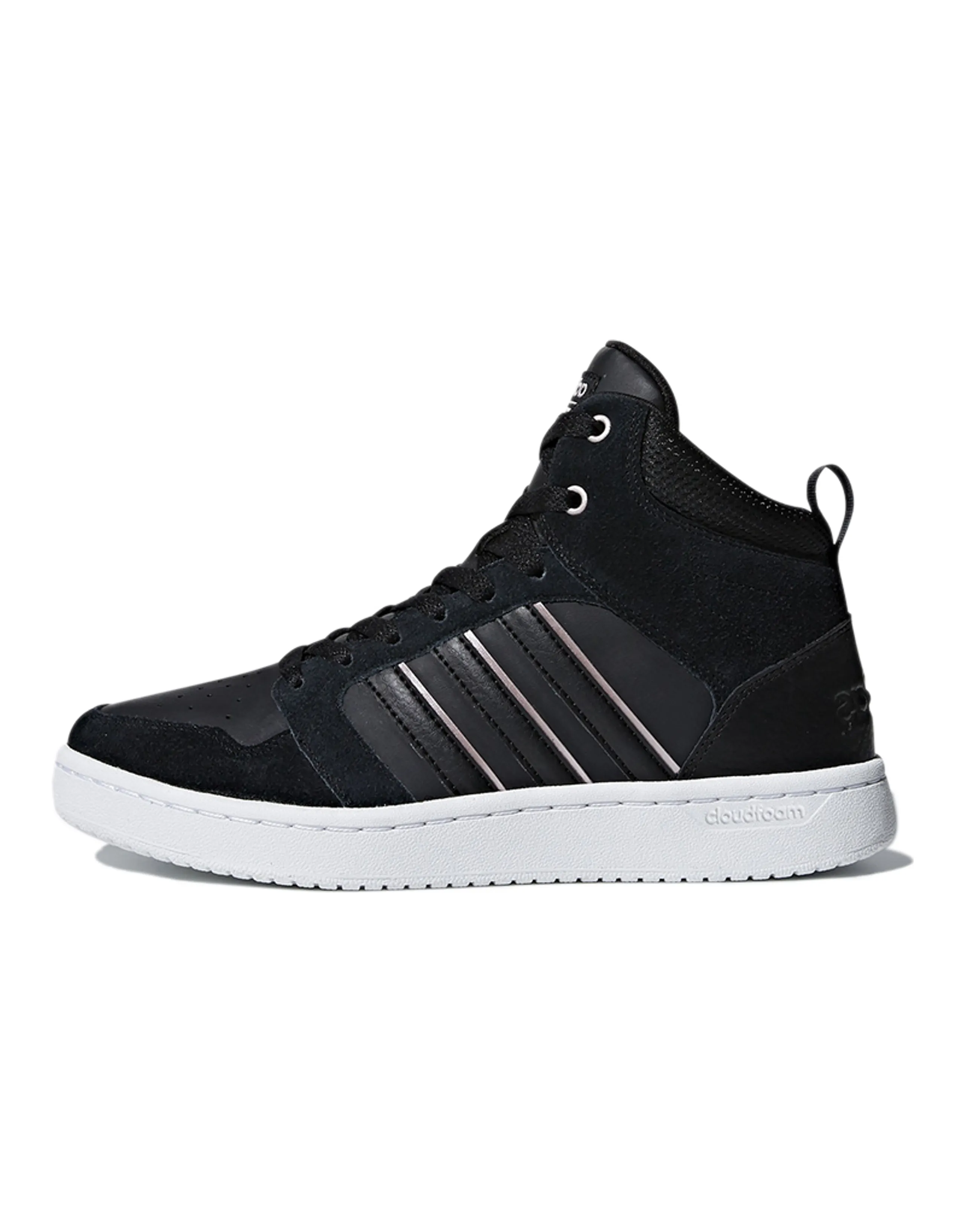 Adidas Neo Neo Cloudfoam Super Hoops Mid 'Black' Women's