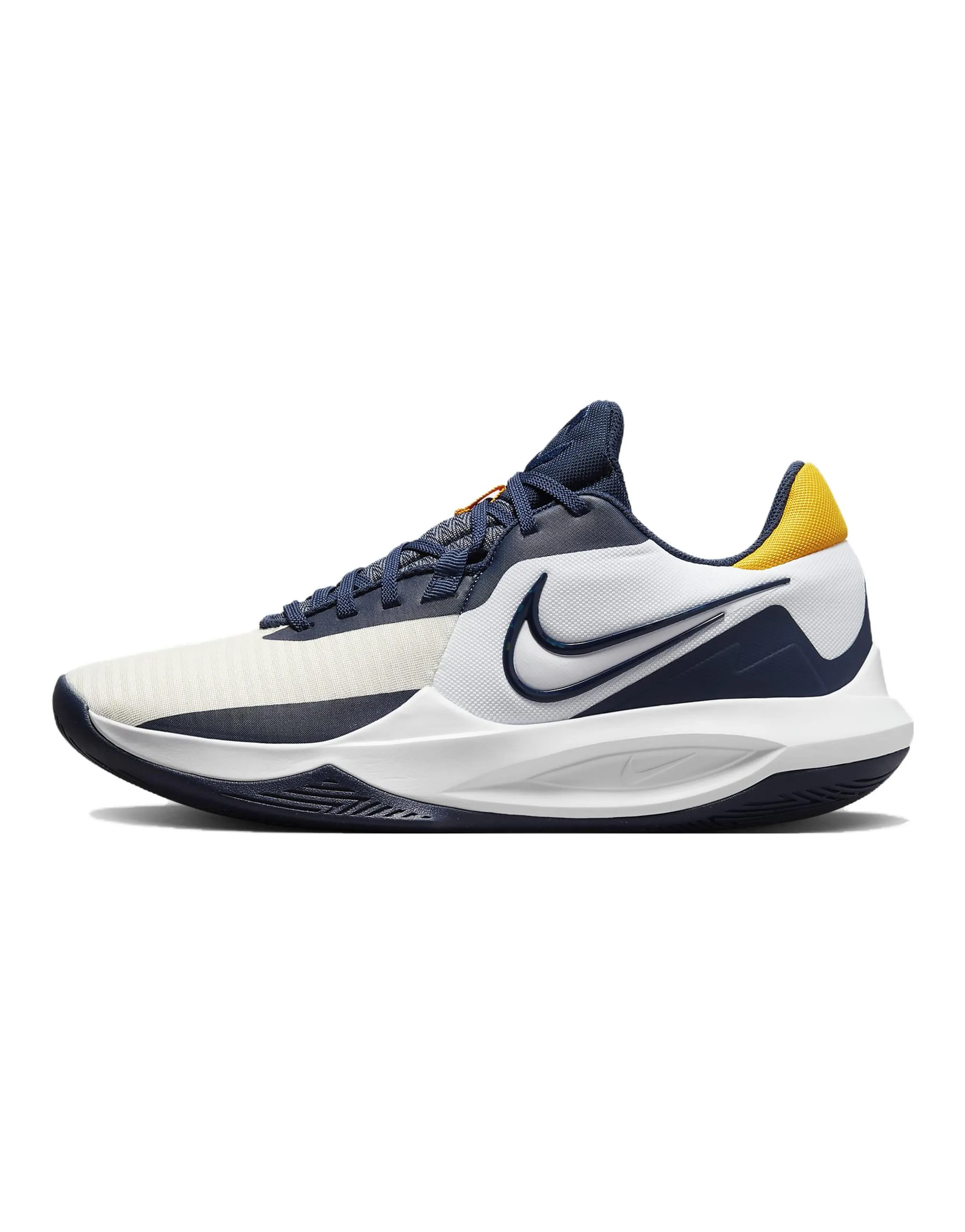 Nike Precision 6 White Midnight Navy Gold