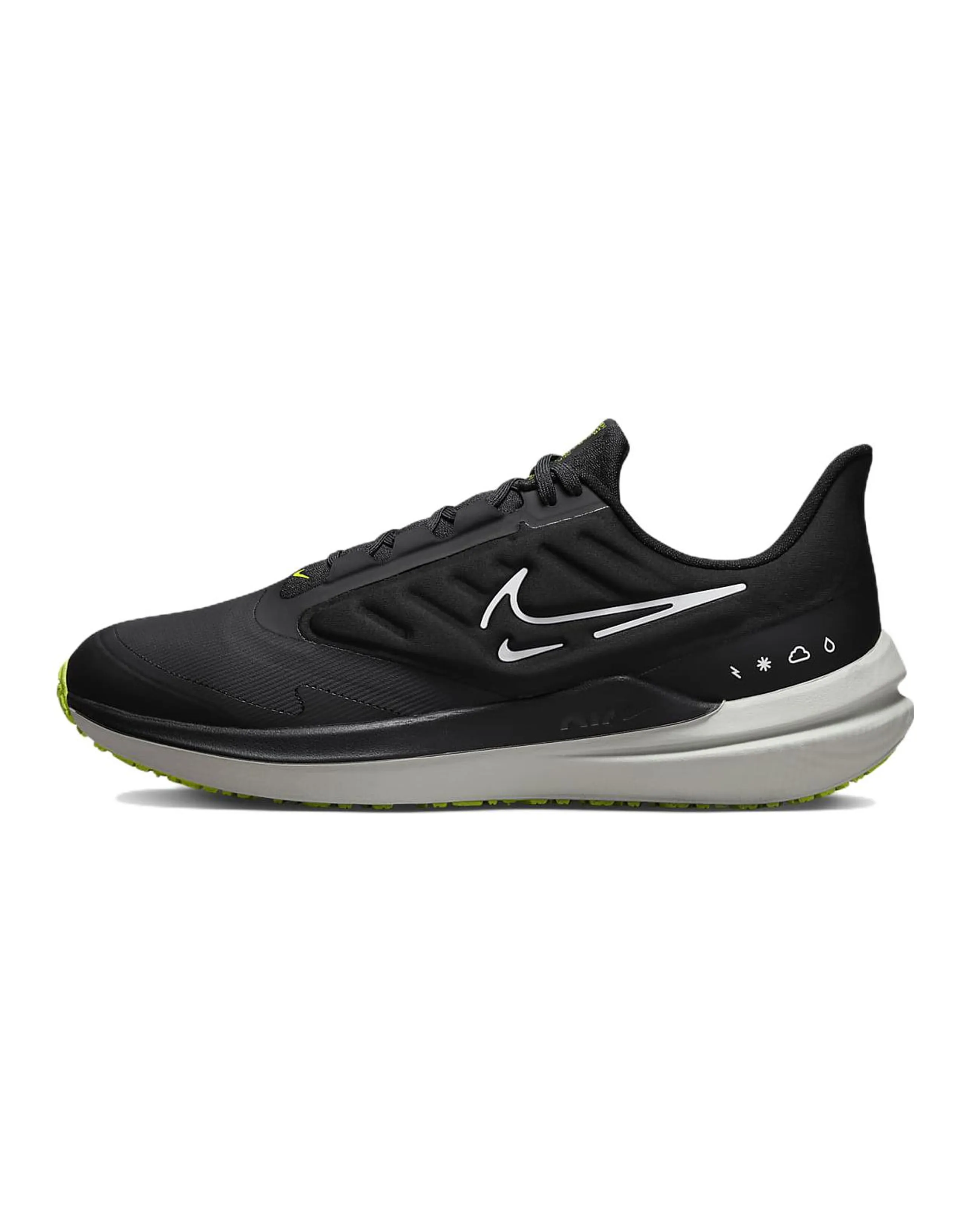 Nike Air Zoom Winflo 9 Shield 'Black White Volt'