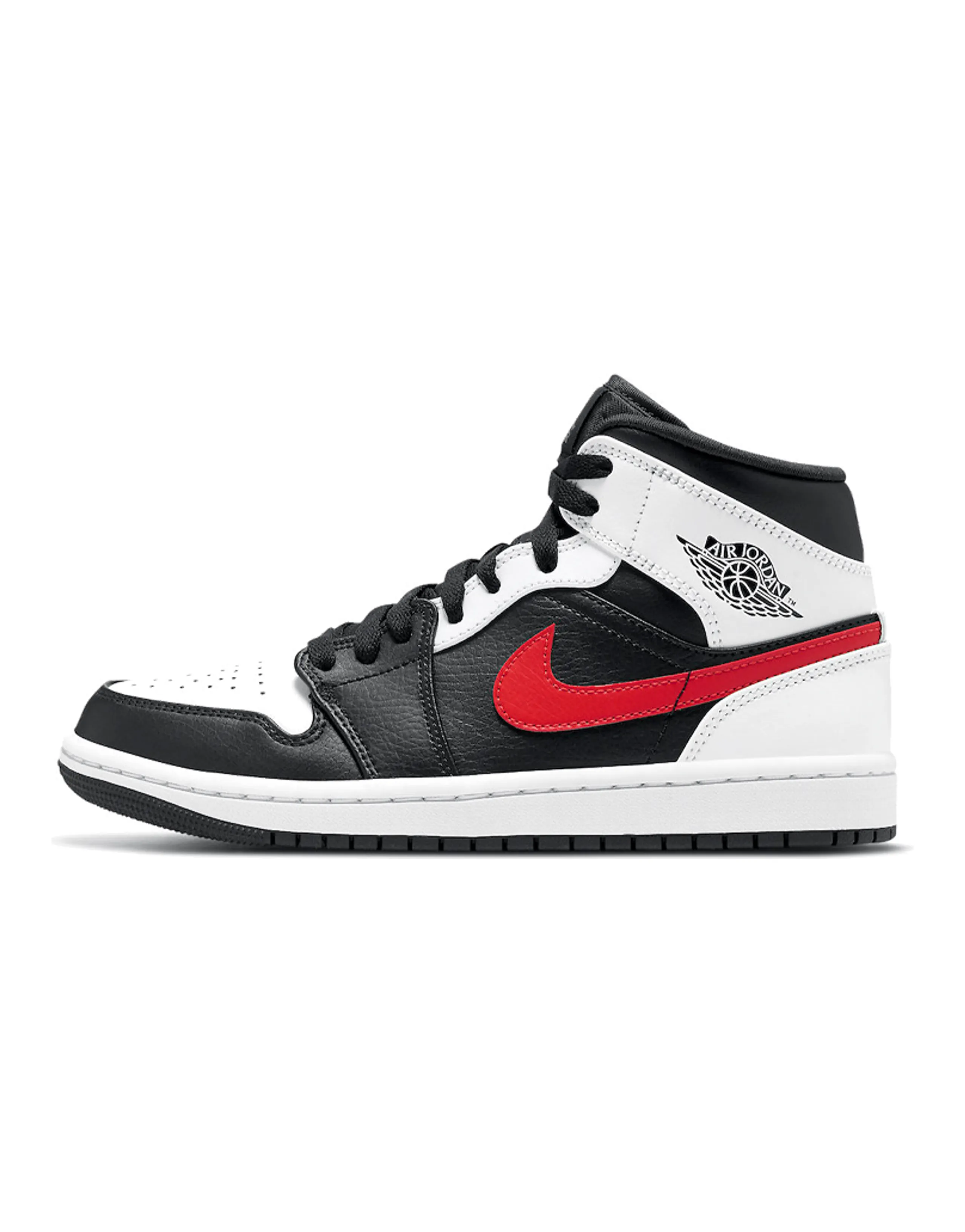 JORDAN 1 Mid Black Chile Red White