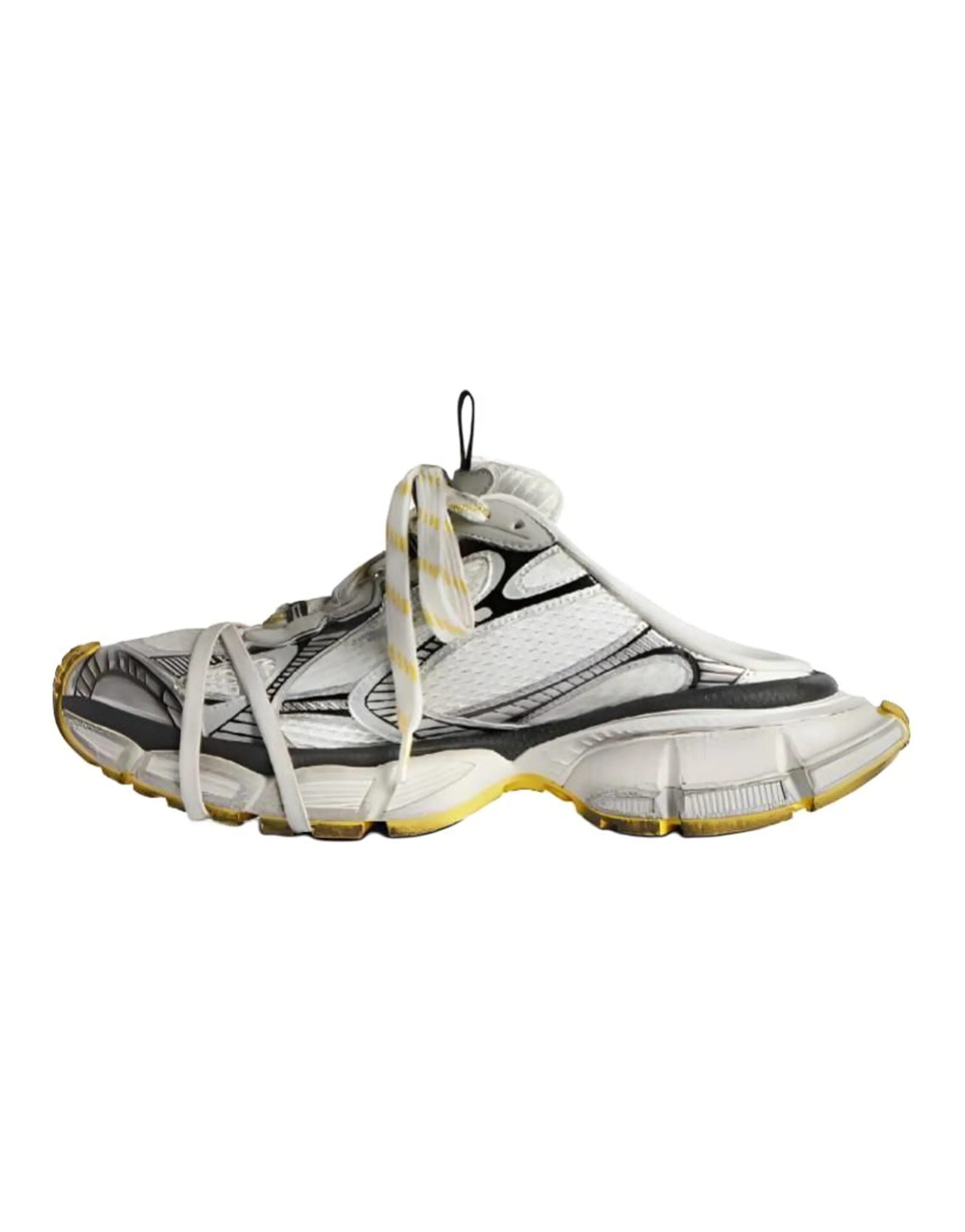 Balenciaga 3XL Wrap-toe Slippers Women's Gray
