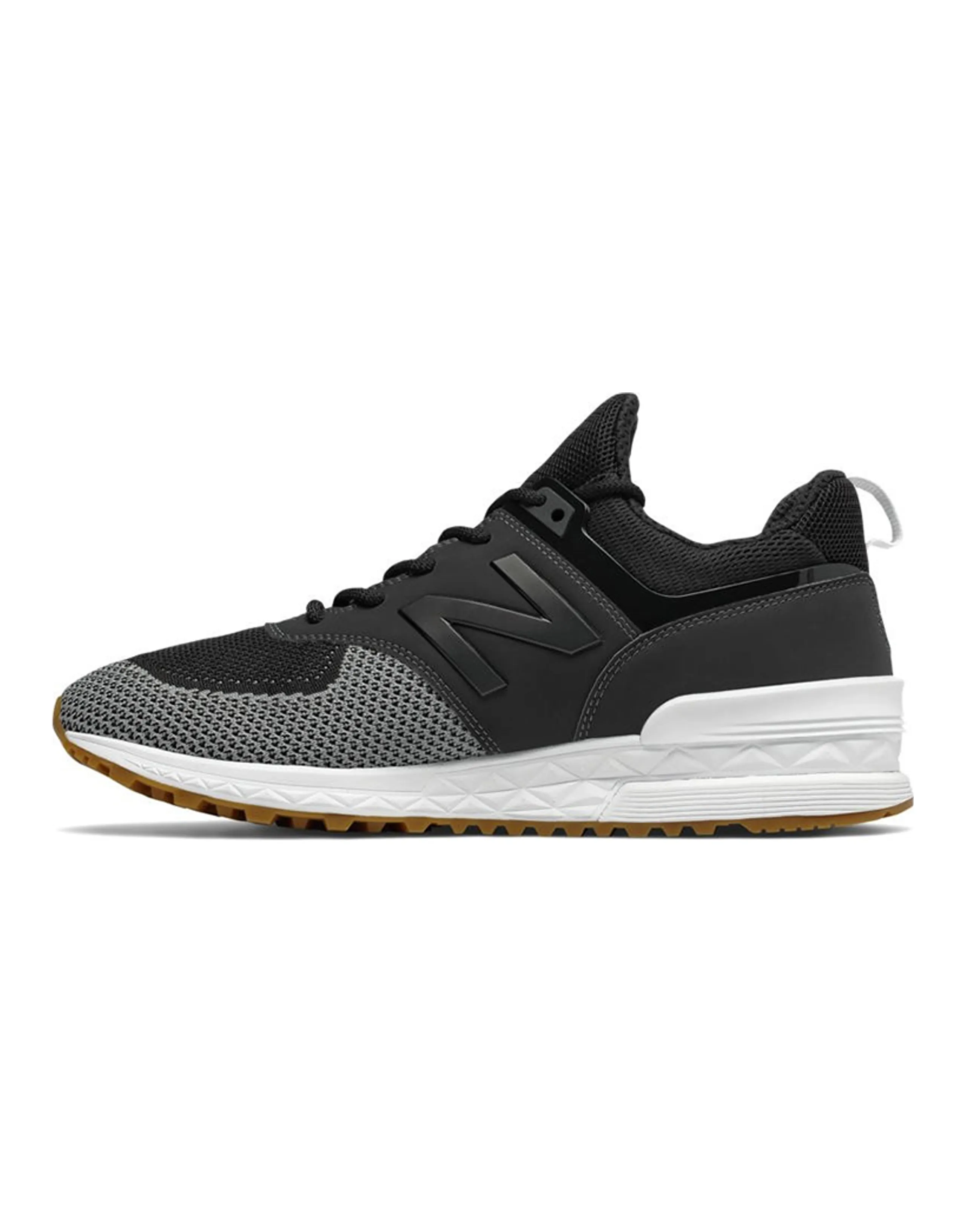 New Balance 574 Black Gray White
